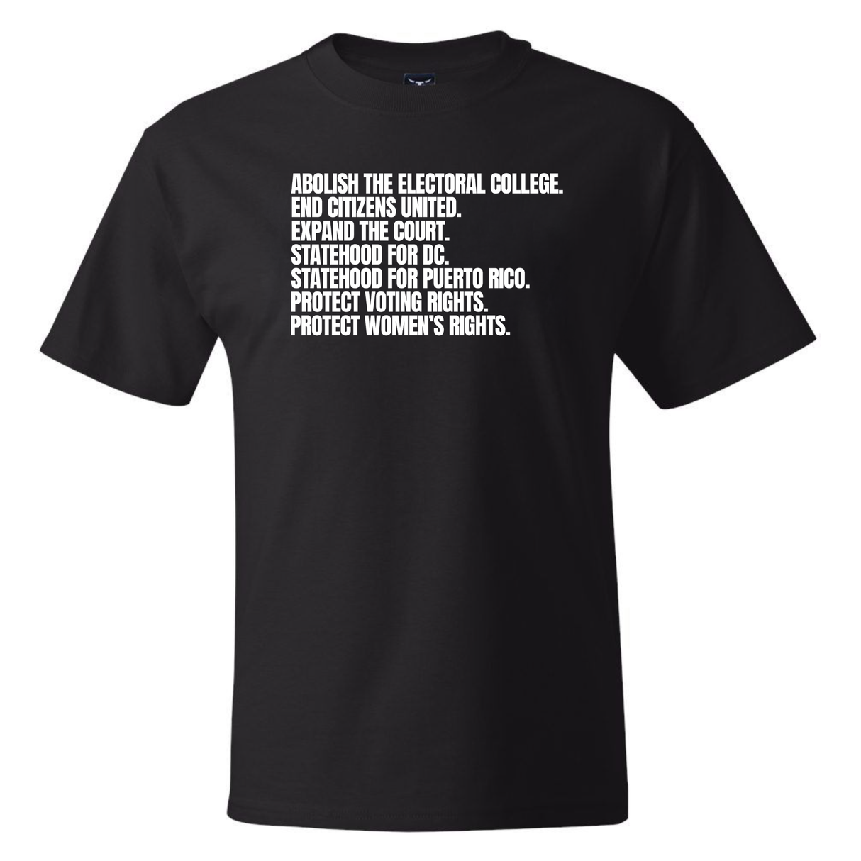 Abolish The Electoral College *BLACK TALL TEE* Unisex Tee-T-Shirt-The Original God Ain't Petty But I Am