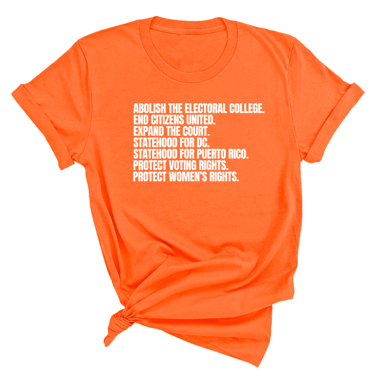 Abolish The Electoral College Unisex Tee-T-Shirt-The Original God Ain't Petty But I Am