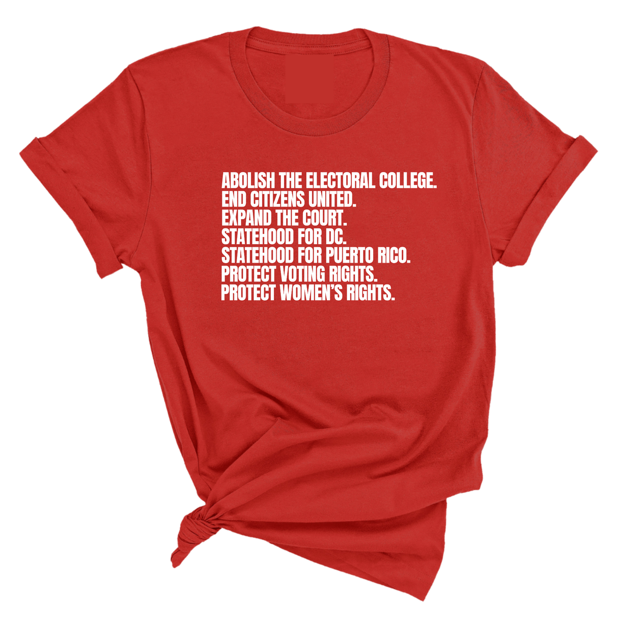 Abolish The Electoral College Unisex Tee-T-Shirt-The Original God Ain't Petty But I Am