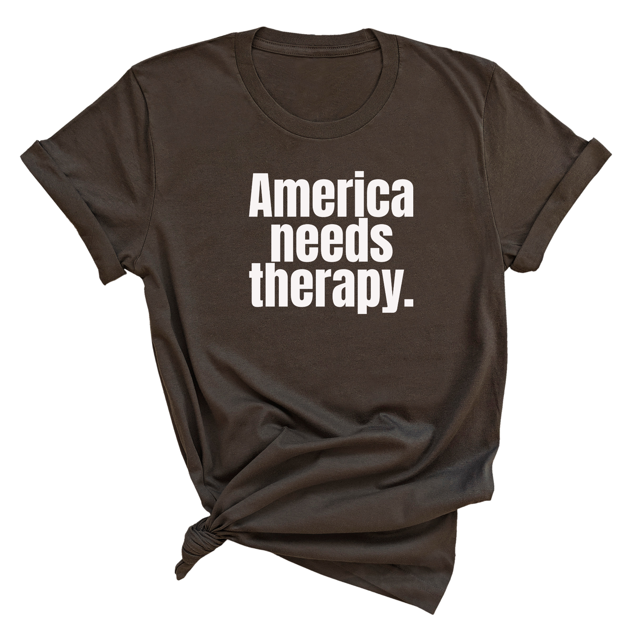 America Needs Therapy Unisex Tee