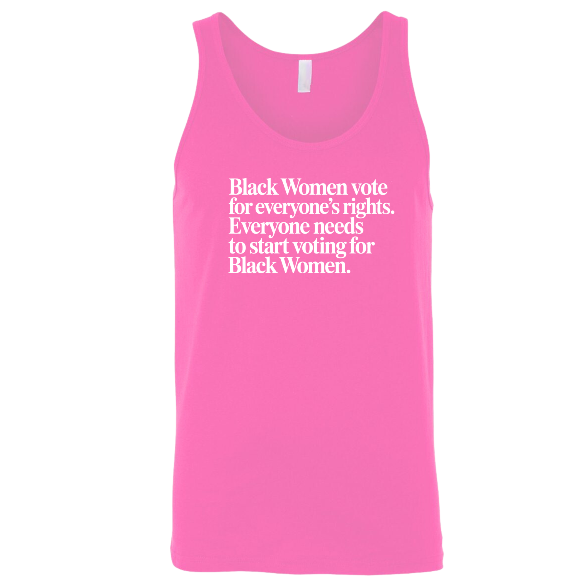 Black Women vote for everyone's rights. Everyone needs to start voting for Black Women Unisex Tank Top-T-Shirt-The Original God Ain't Petty But I Am