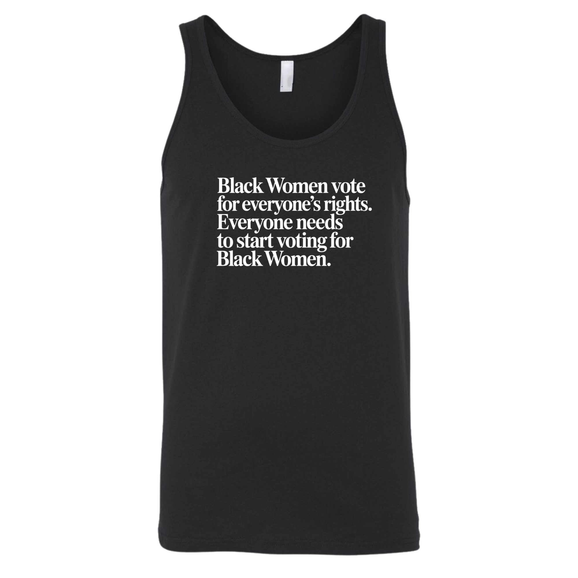 Black Women vote for everyone's rights. Everyone needs to start voting for Black Women Unisex Tank Top-T-Shirt-The Original God Ain't Petty But I Am