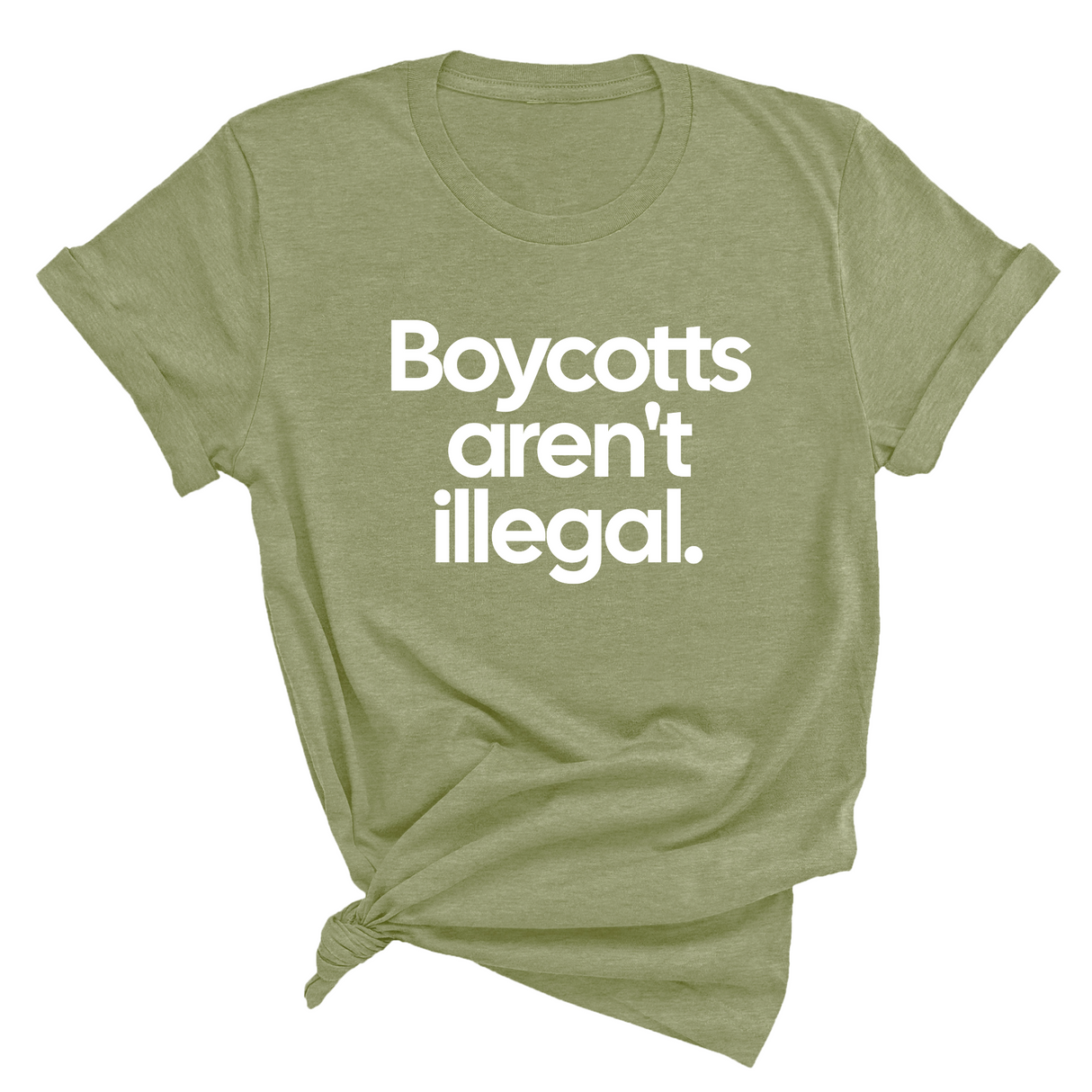 Boycotts Aren't Illegal Unisex Tee-T-Shirt-The Original God Ain't Petty But I Am