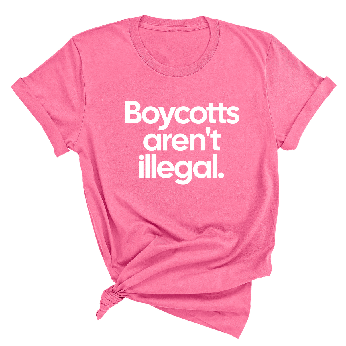 Boycotts Aren't Illegal Unisex Tee-T-Shirt-The Original God Ain't Petty But I Am