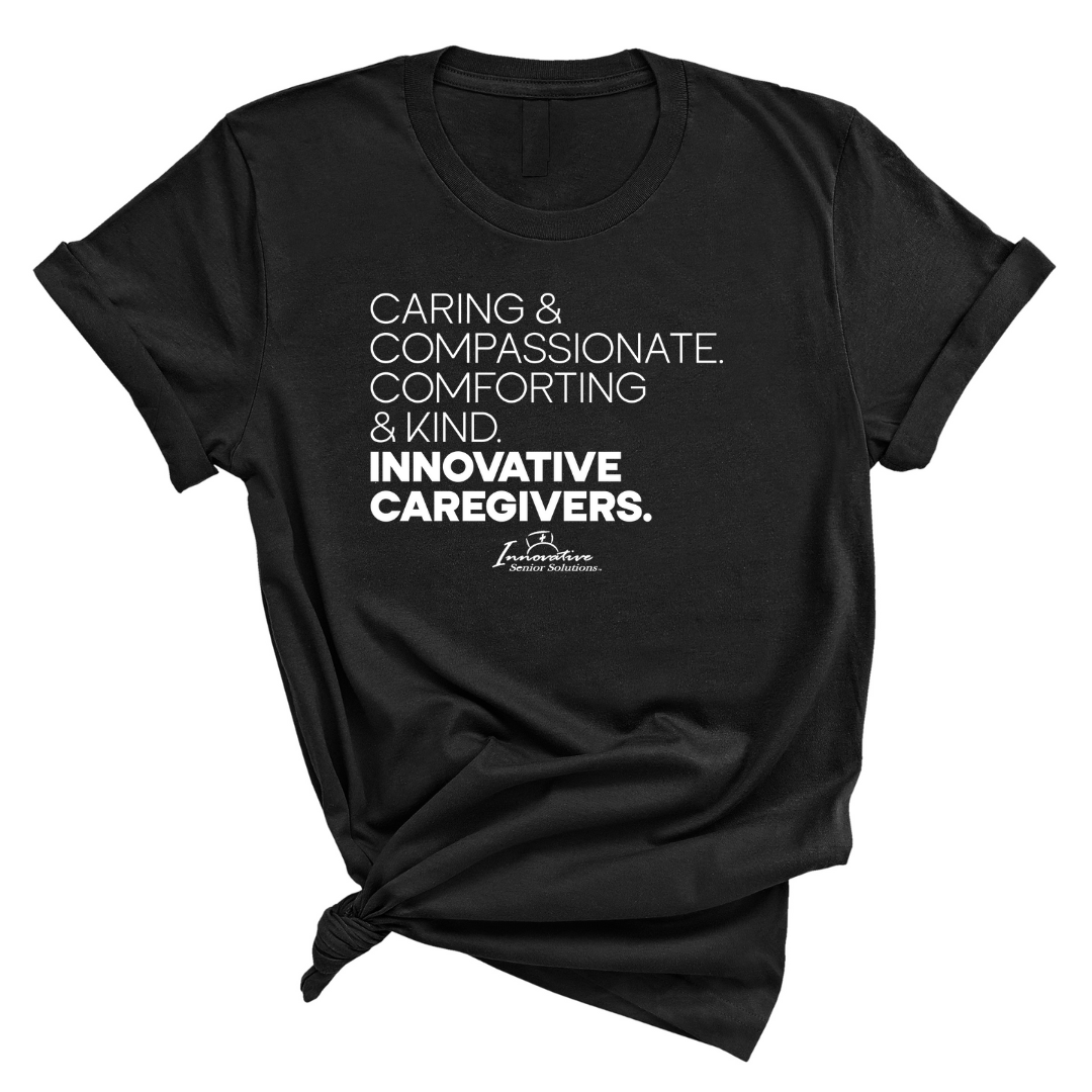 Caring Compassionate Comforting and Kind Unisex Tee (ISS) (CUSTOMS)-CUSTOMS-The Original God Ain't Petty But I Am