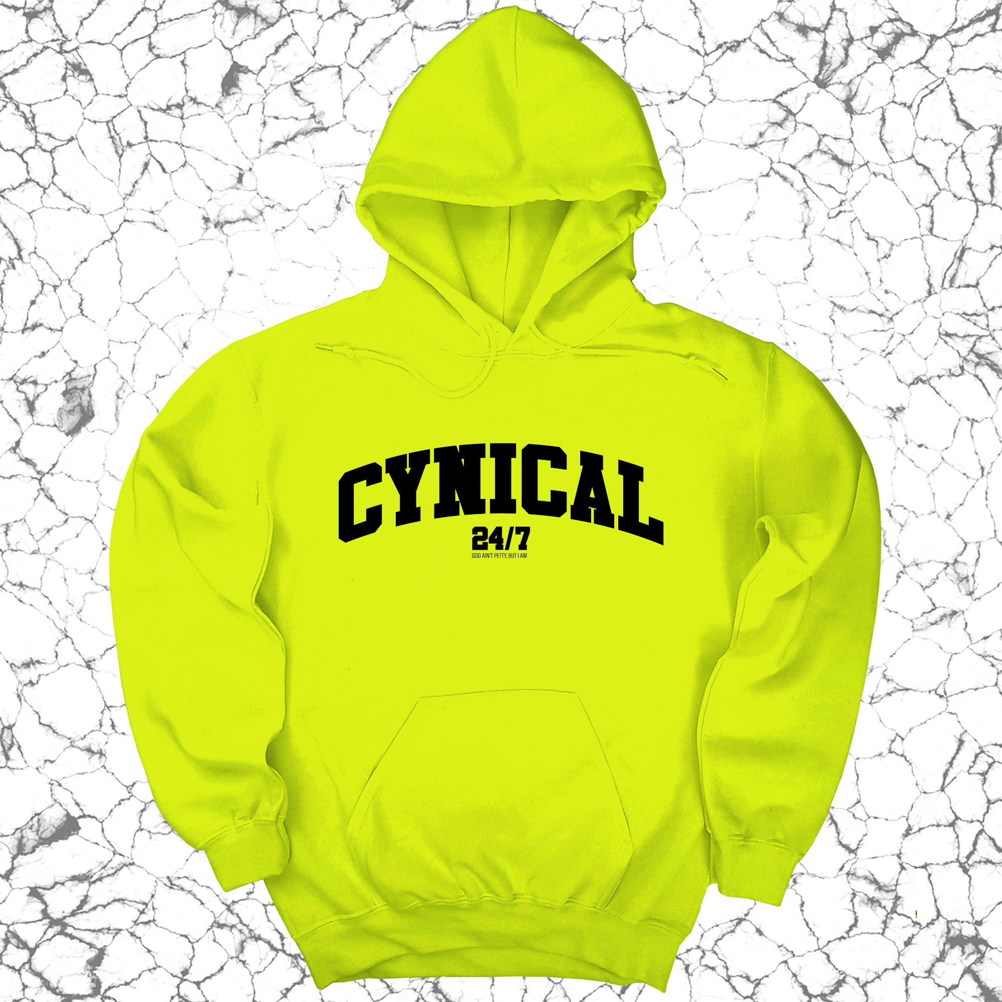 Cynical 24/7 Unisex Hoodie-Hoodie-The Original God Ain't Petty But I Am