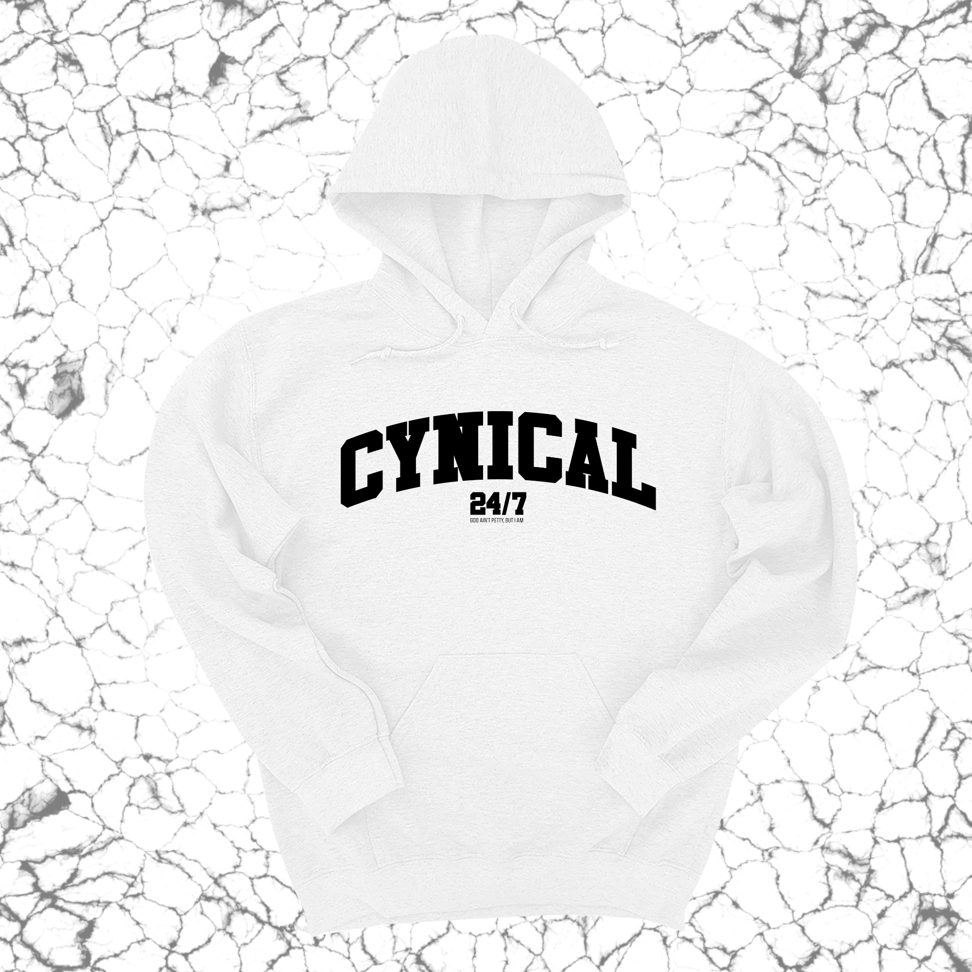 Cynical 24/7 Unisex Hoodie-Hoodie-The Original God Ain't Petty But I Am