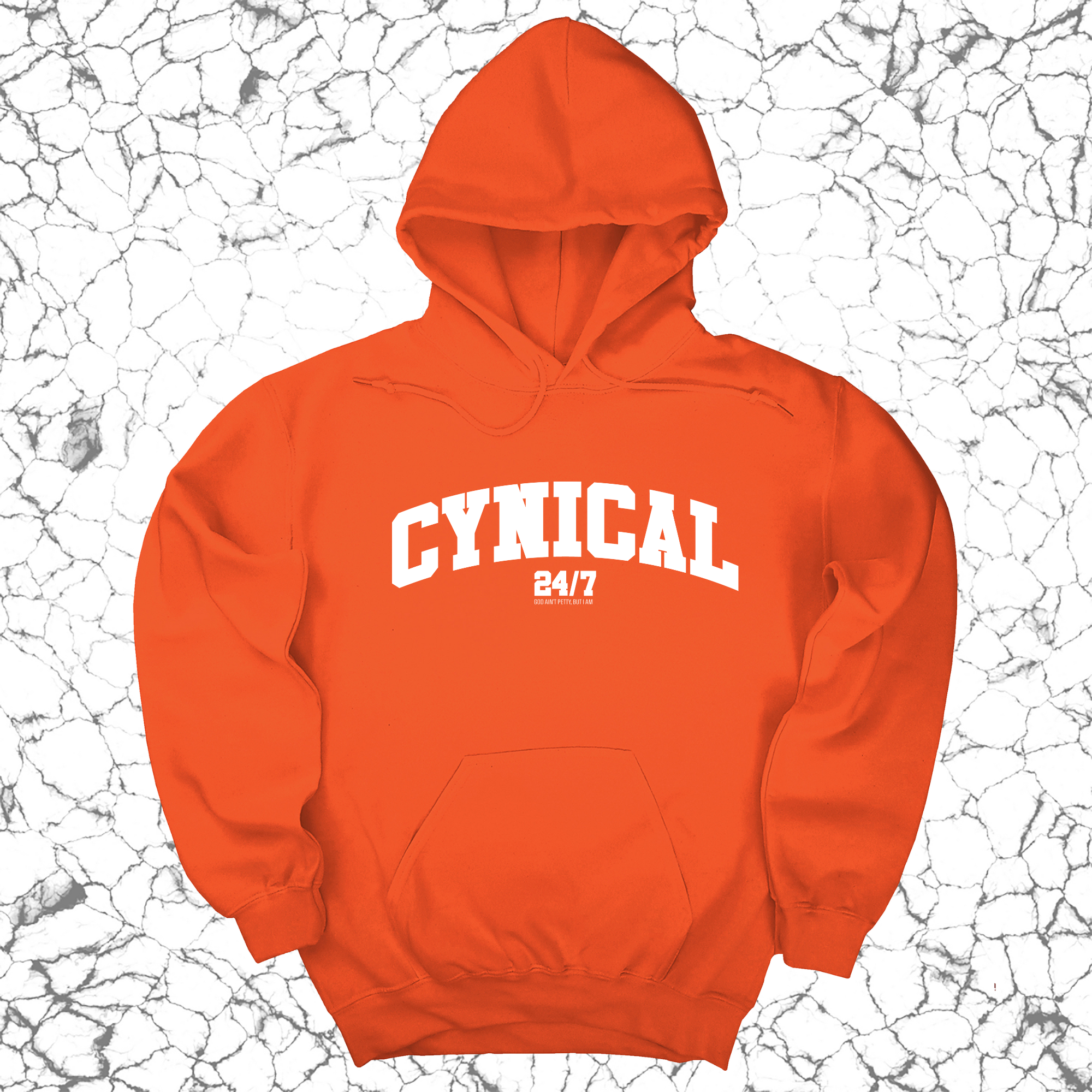 Cynical 24/7 Unisex Hoodie-Hoodie-The Original God Ain't Petty But I Am