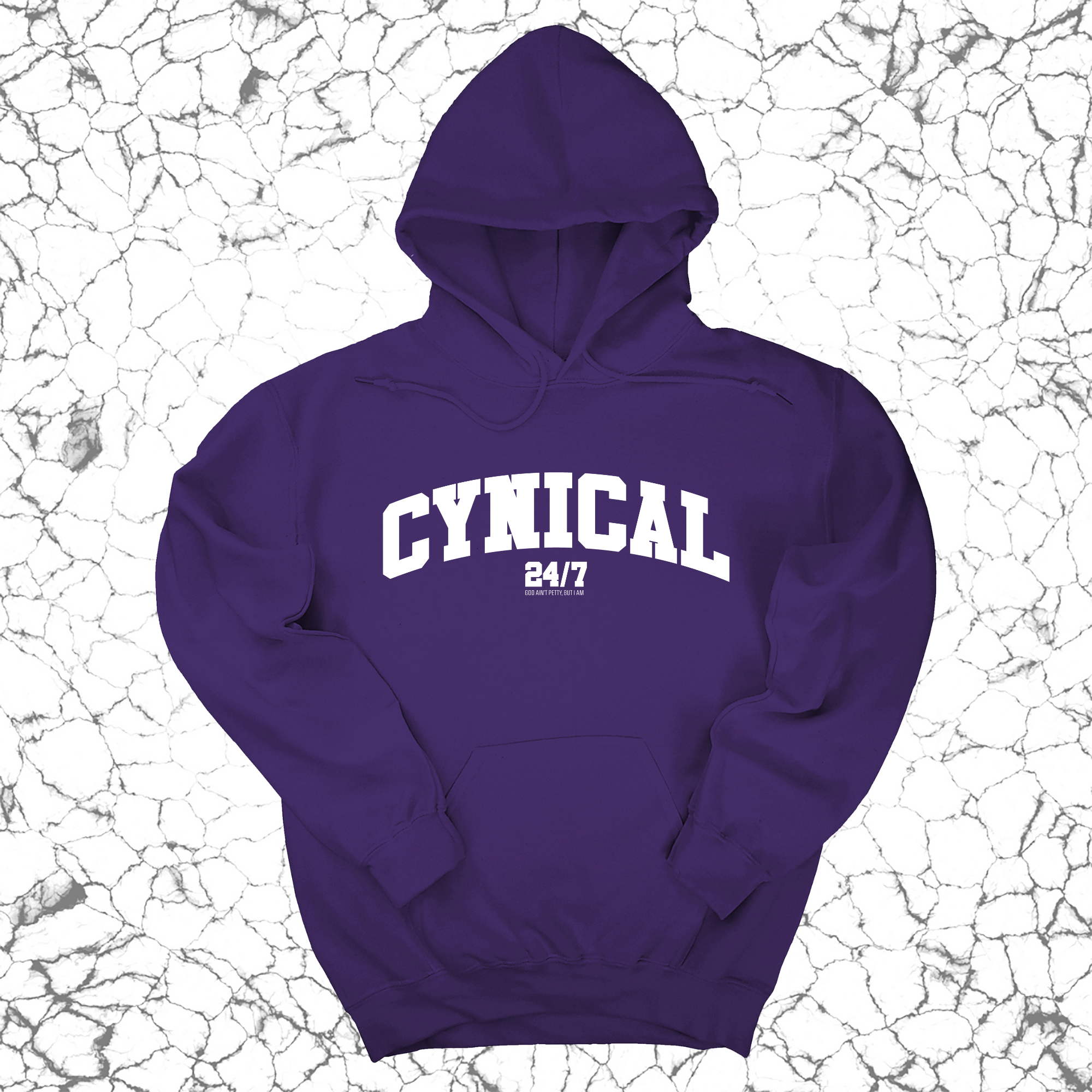 Cynical 24/7 Unisex Hoodie-Hoodie-The Original God Ain't Petty But I Am