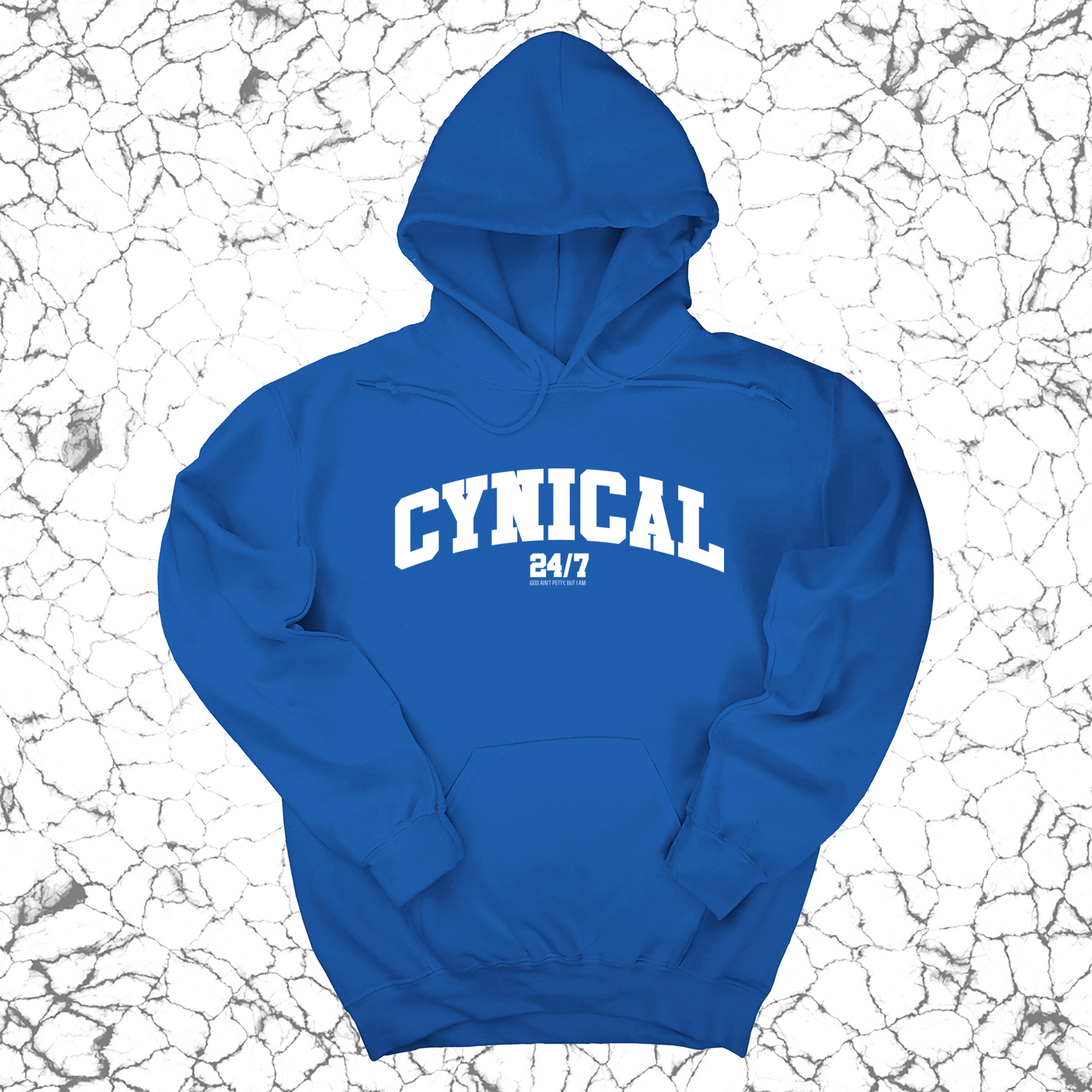 Cynical 24/7 Unisex Hoodie-Hoodie-The Original God Ain't Petty But I Am