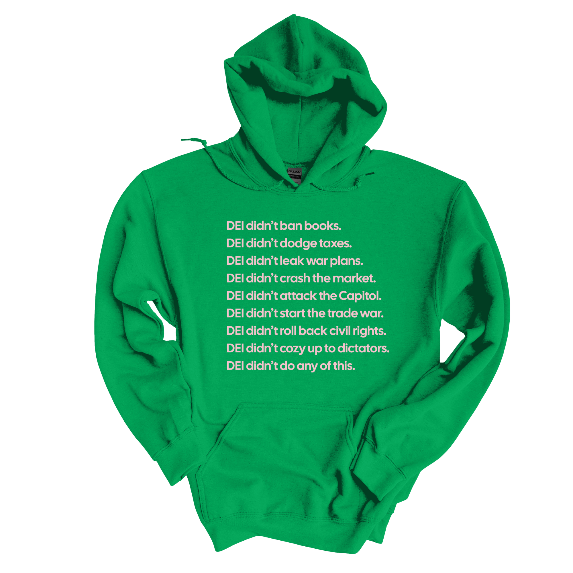 DEI Didn’t Do Any of This Unisex Hoodie-Hoodie-The Original God Ain't Petty But I Am