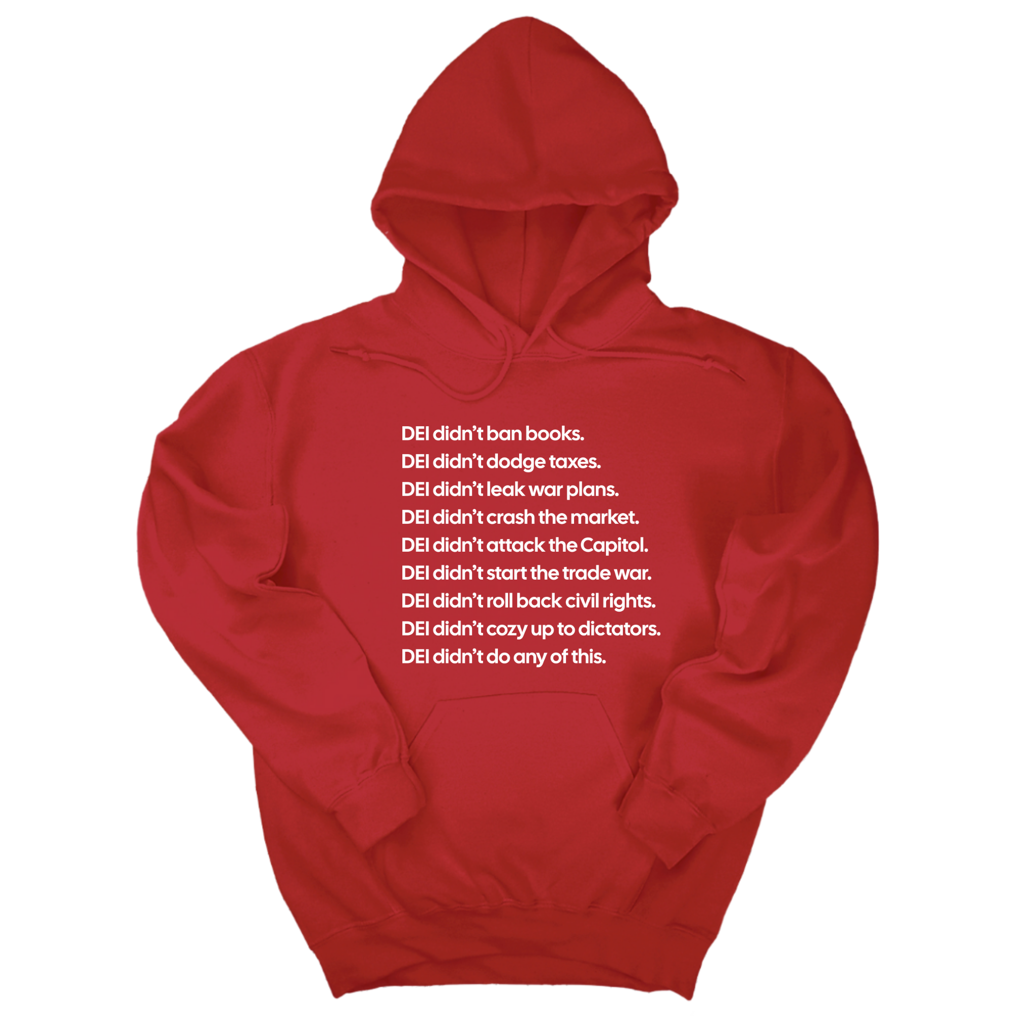 DEI Didn’t Do Any of This Unisex Hoodie-Hoodie-The Original God Ain't Petty But I Am