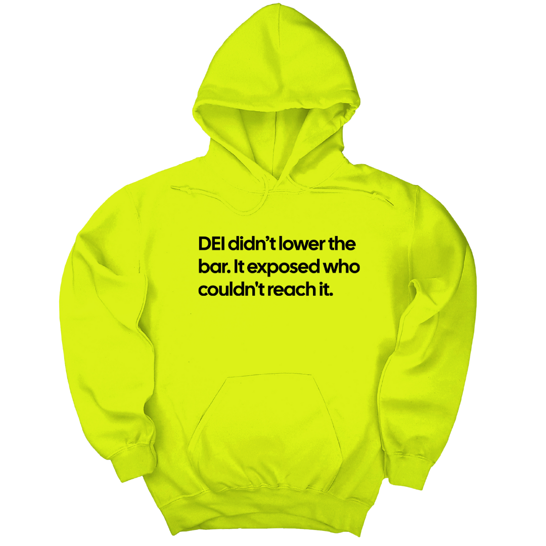 DEI Didn't Lower the Bar Unisex Hoodie-Hoodie-The Original God Ain't Petty But I Am