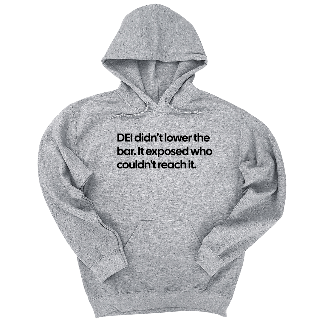 DEI Didn't Lower the Bar Unisex Hoodie-Hoodie-The Original God Ain't Petty But I Am