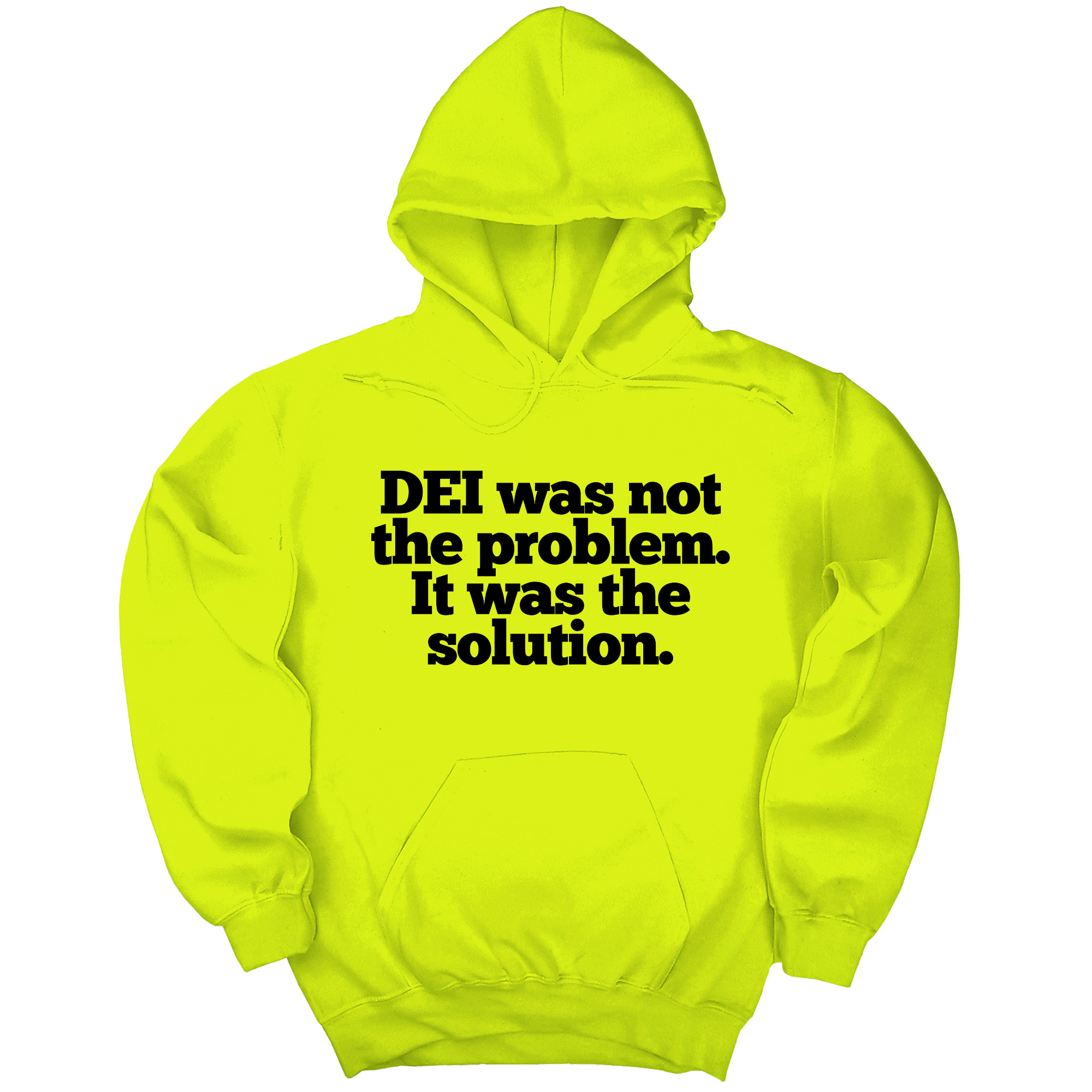 *HOODIE* DEI was not the problem. It was the solution Unisex Hoodie