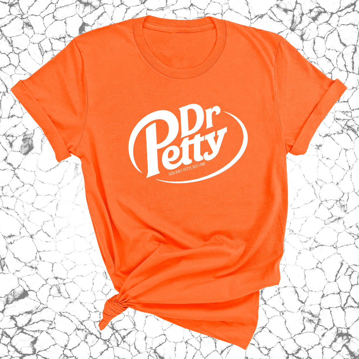 Dr. Petty Unisex Tee-T-Shirt-The Original God Ain't Petty But I Am