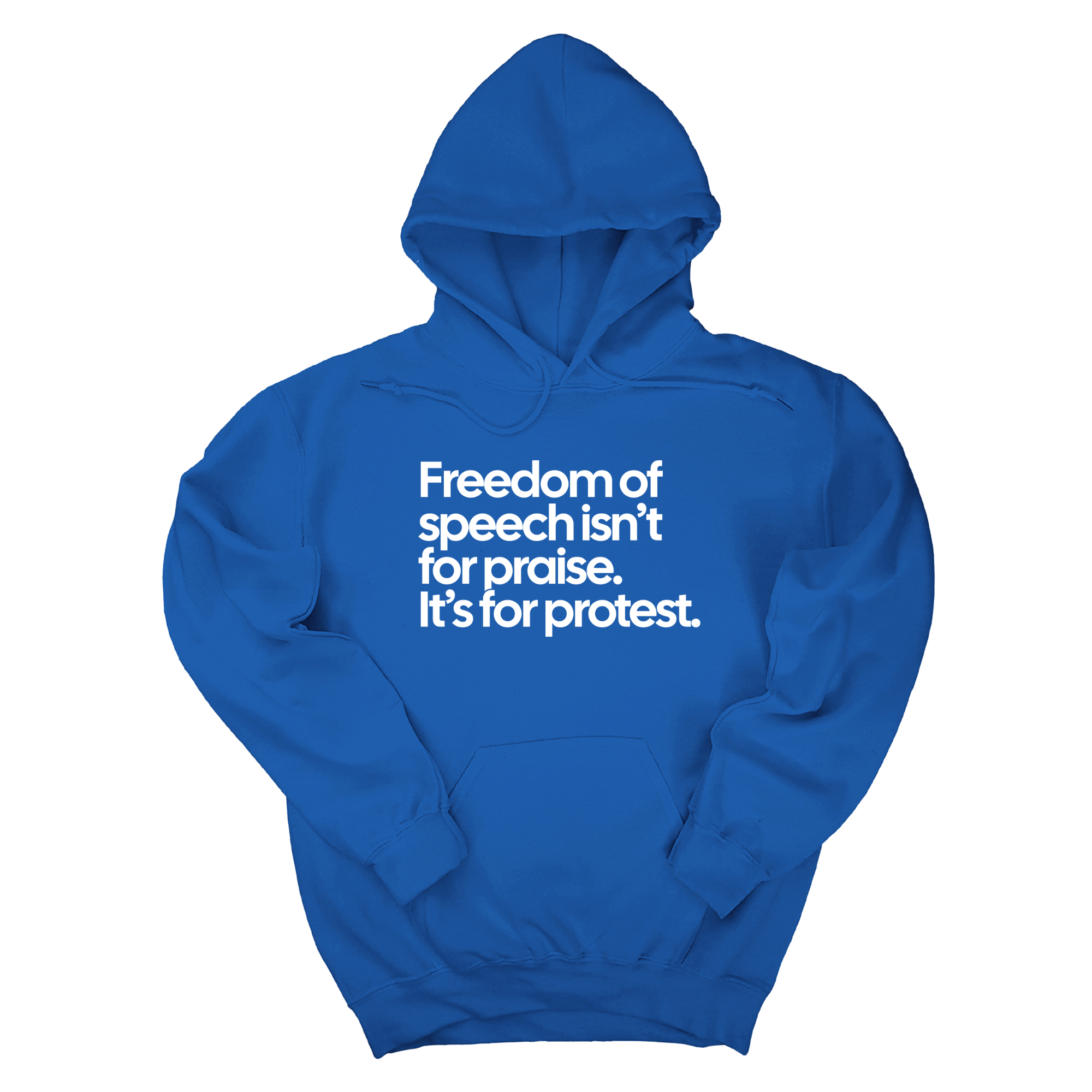 Freedom of Speech Isn’t for Praise. It’s for Protest Unisex Hoodie-Hoodie-The Original God Ain't Petty But I Am