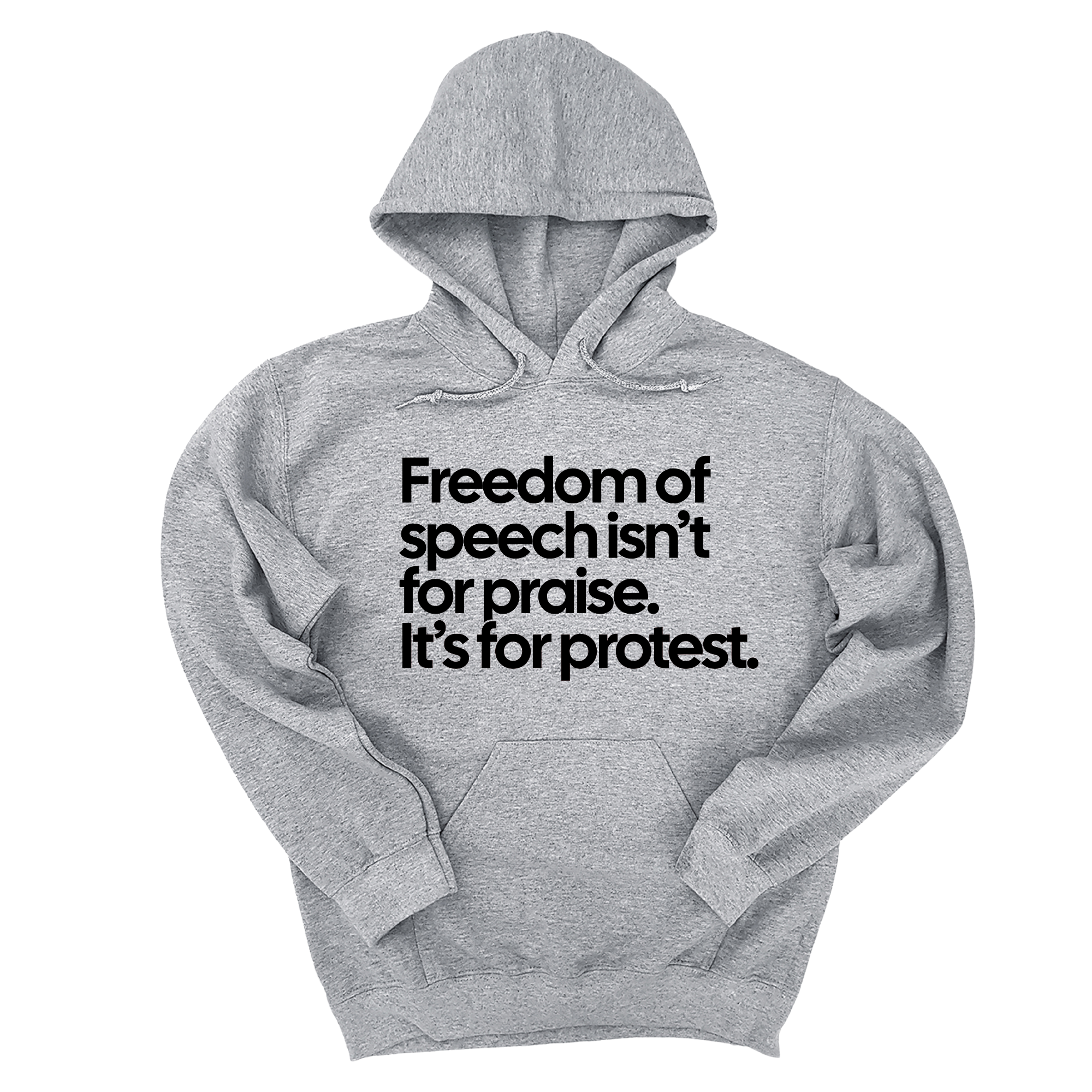 Freedom of Speech Isn’t for Praise. It’s for Protest Unisex Hoodie-Hoodie-The Original God Ain't Petty But I Am