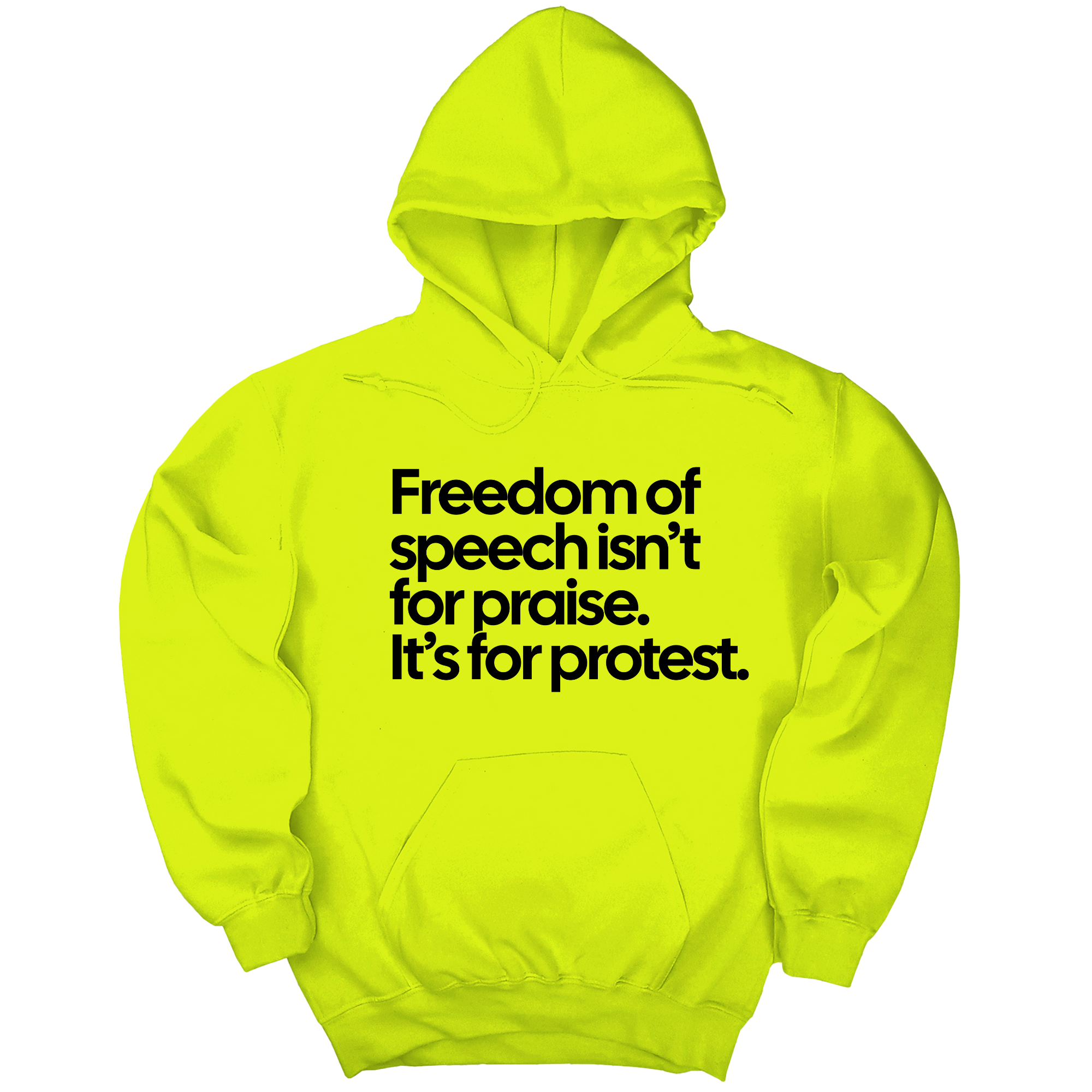 Freedom of Speech Isn’t for Praise. It’s for Protest Unisex Hoodie-Hoodie-The Original God Ain't Petty But I Am