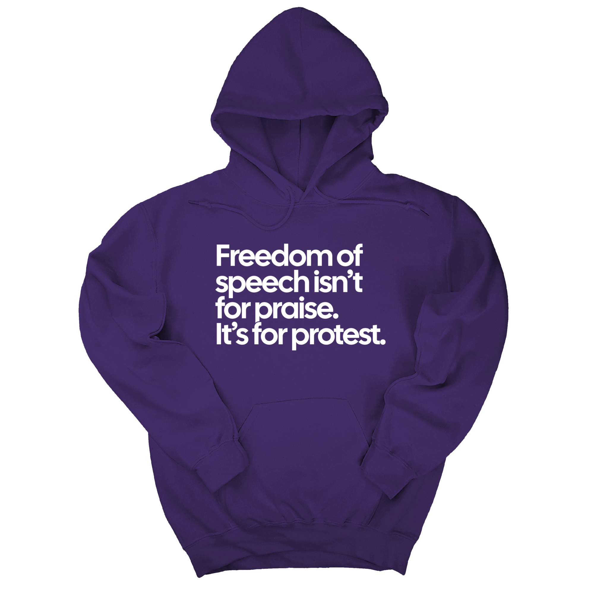 Freedom of Speech Isn’t for Praise. It’s for Protest Unisex Hoodie-Hoodie-The Original God Ain't Petty But I Am