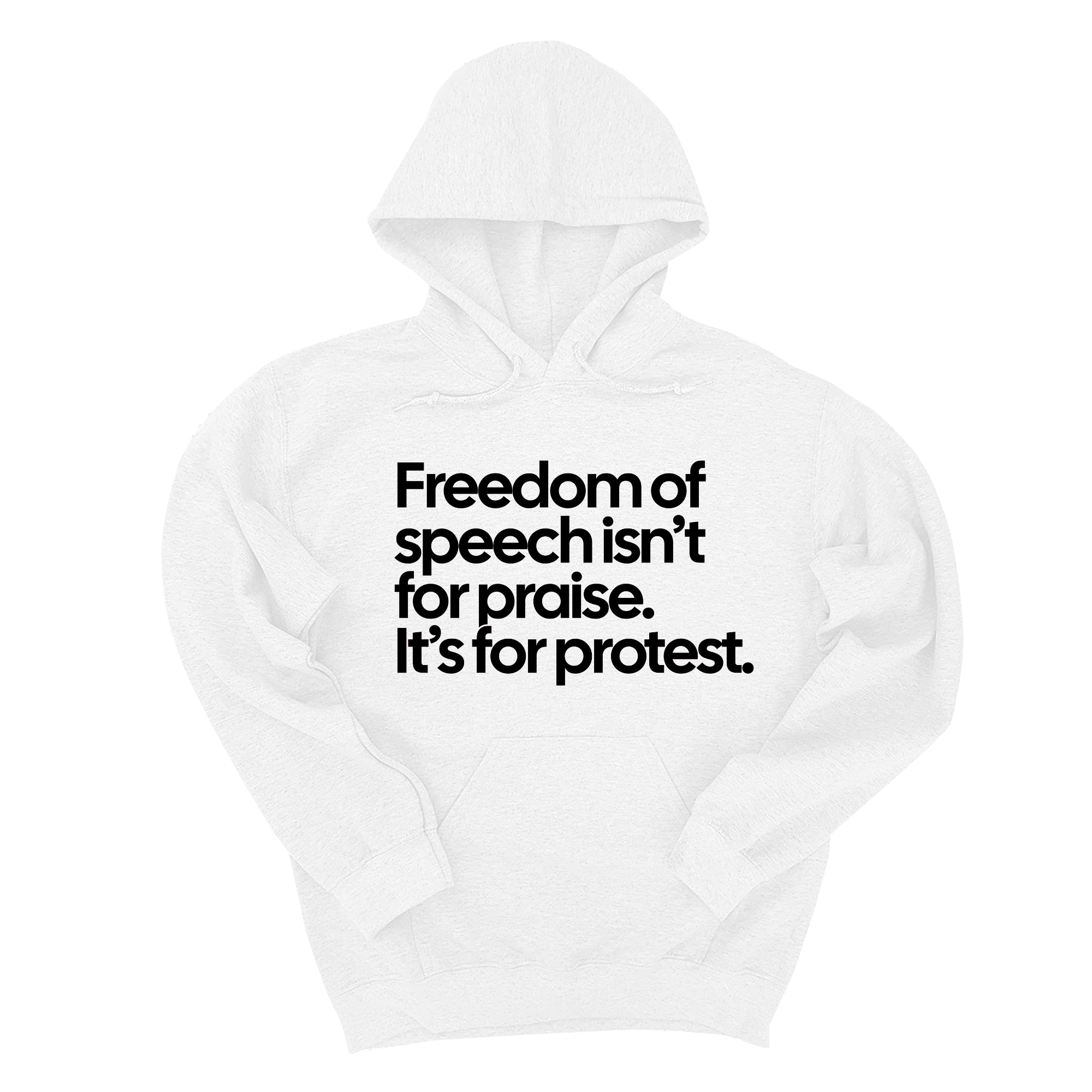 Freedom of Speech Isn’t for Praise. It’s for Protest Unisex Hoodie-Hoodie-The Original God Ain't Petty But I Am