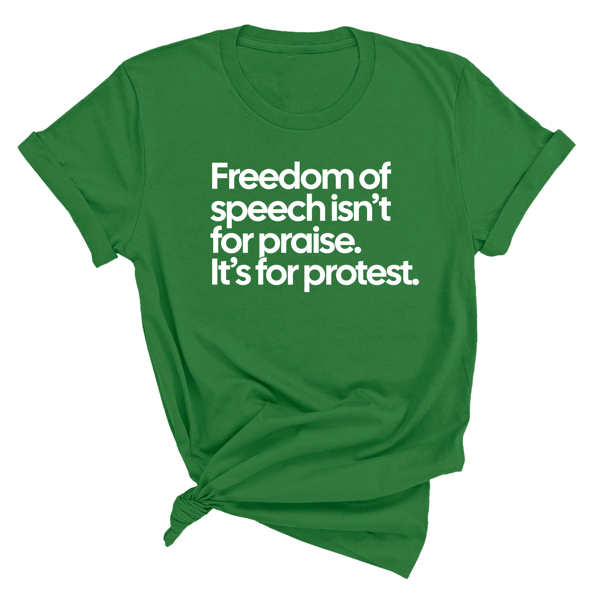 Freedom of Speech Isn’t for Praise. It’s for Protest Unisex Tee-T-Shirt-The Original God Ain't Petty But I Am