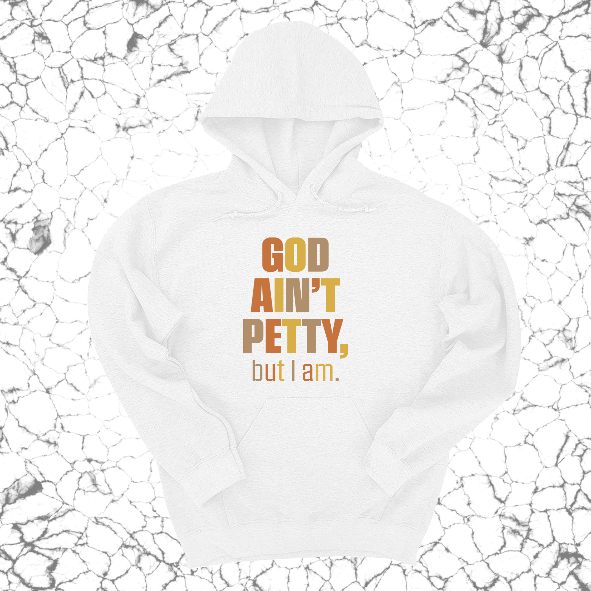 God Ain't Petty Unisex Hoodie (Fall Colors 🍁)-Hoodie-The Original God Ain't Petty But I Am