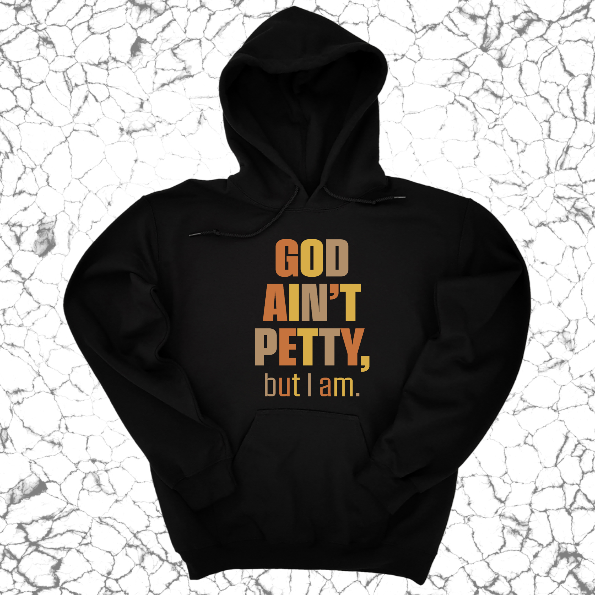 God Ain't Petty Unisex Hoodie (Fall Colors 🍁)-Hoodie-The Original God Ain't Petty But I Am