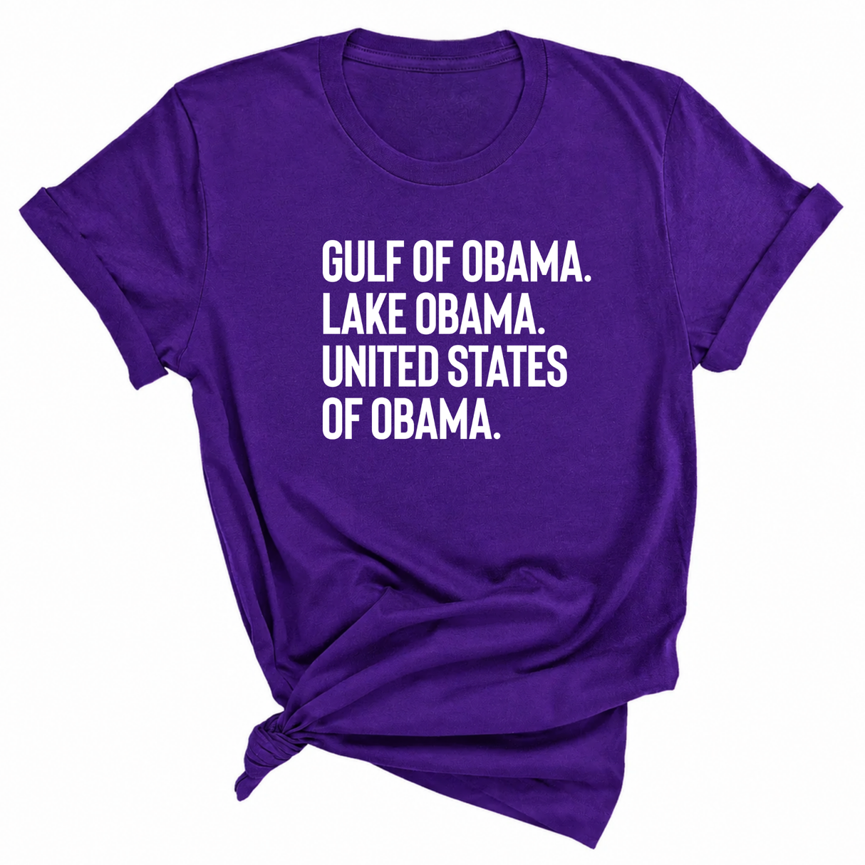 Gulf of Obama. Lake Obama. The United States of Obama Unisex Tee-T-Shirt-The Original God Ain't Petty But I Am