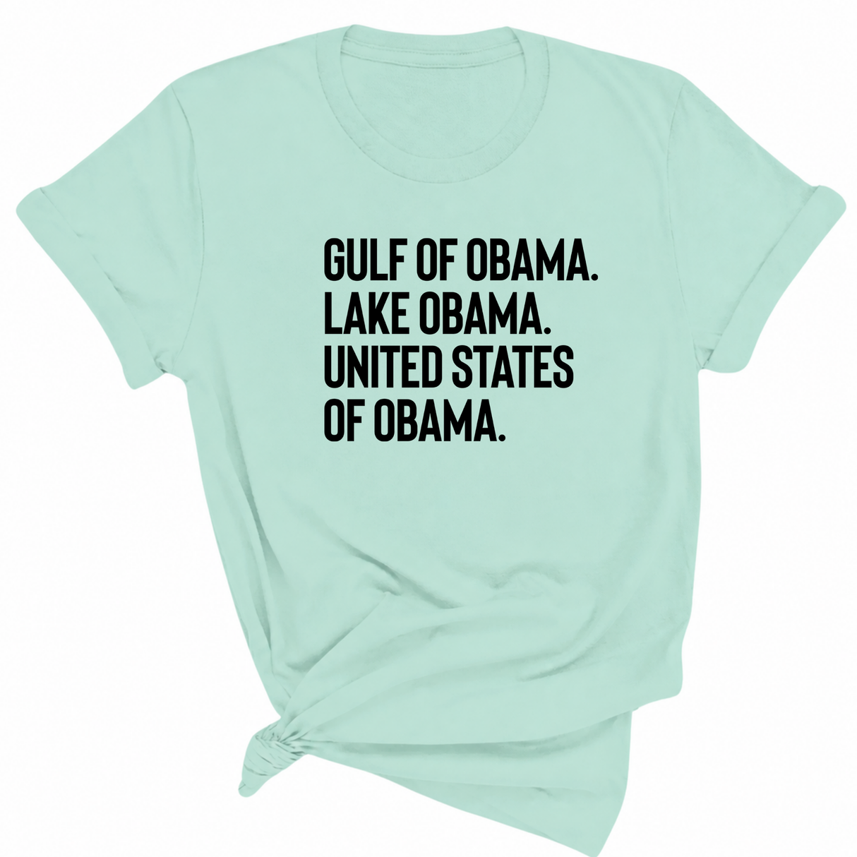 Gulf of Obama. Lake Obama. The United States of Obama Unisex Tee-T-Shirt-The Original God Ain't Petty But I Am