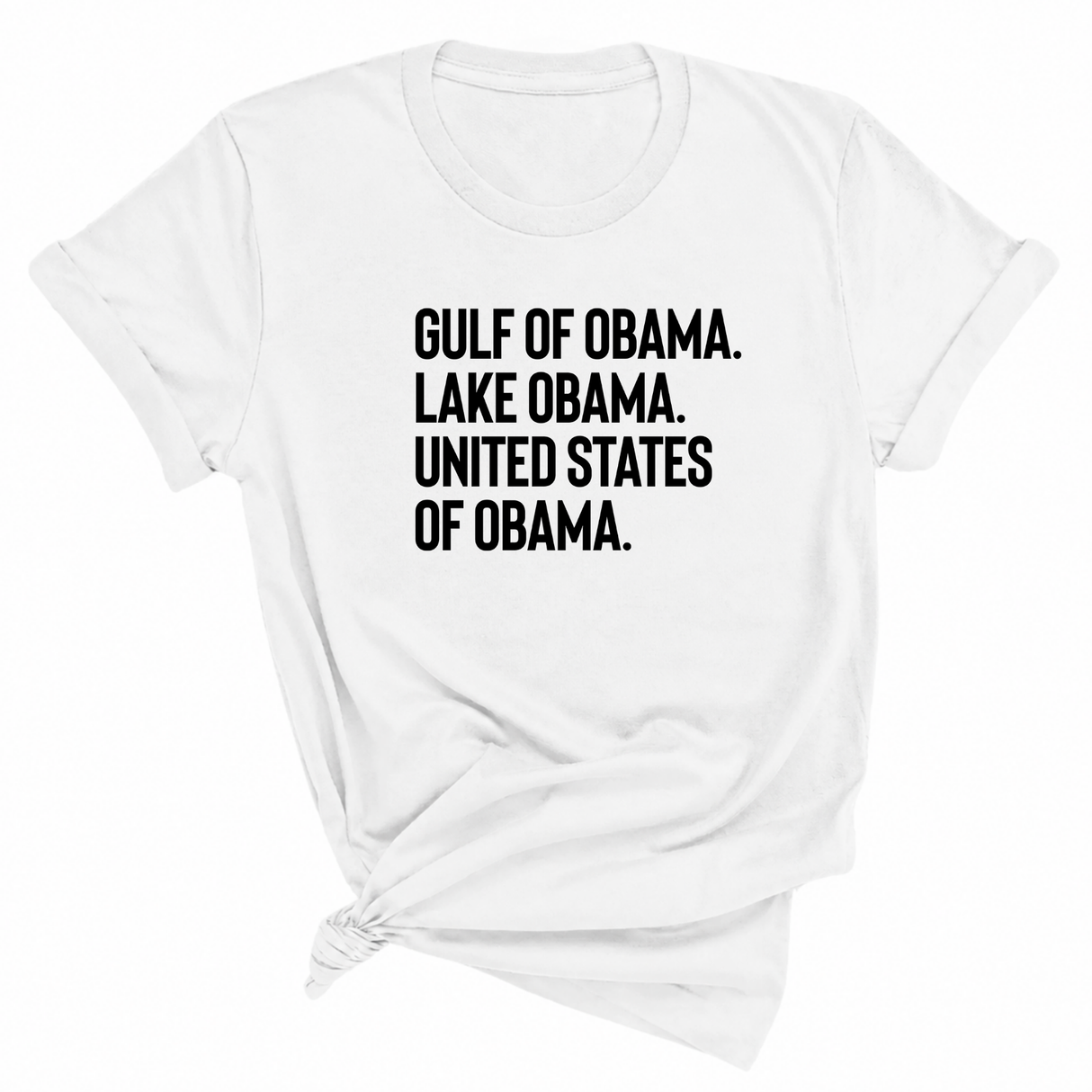 Gulf of Obama. Lake Obama. The United States of Obama Unisex Tee