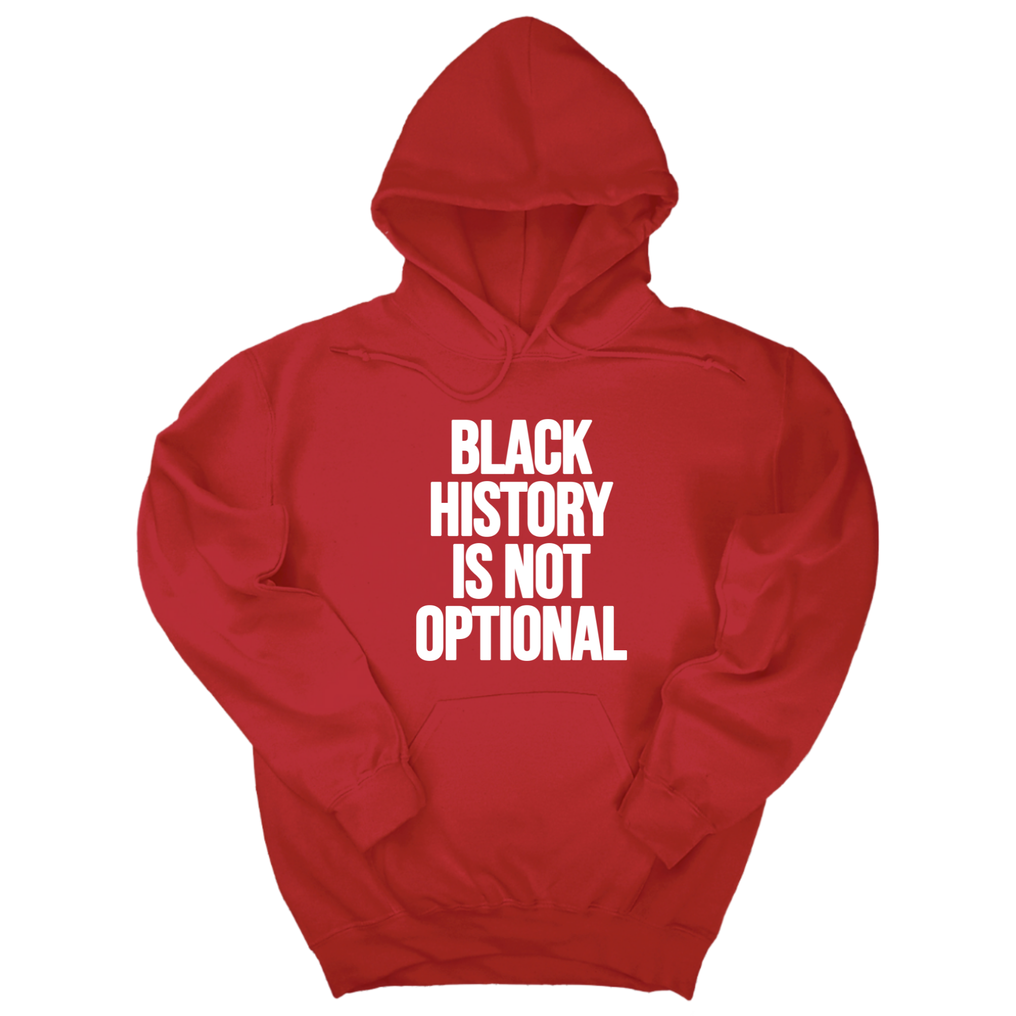 *HOODIE* Black History is Not Optional Unisex Hoodie-Hoodie-The Original God Ain't Petty But I Am