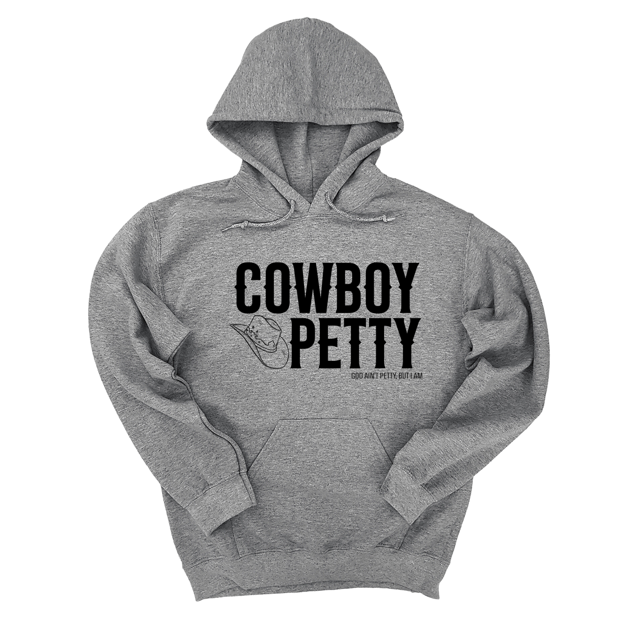 *HOODIE* Cowboy Petty Unisex Hoodie-Hoodie-The Original God Ain't Petty But I Am