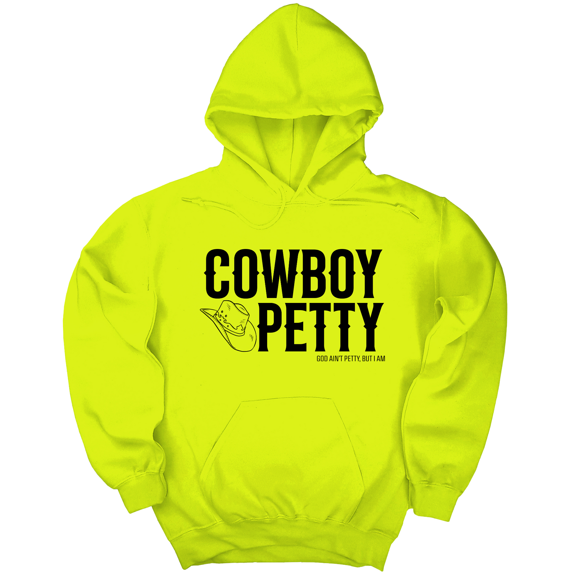 *HOODIE* Cowboy Petty Unisex Hoodie-Hoodie-The Original God Ain't Petty But I Am