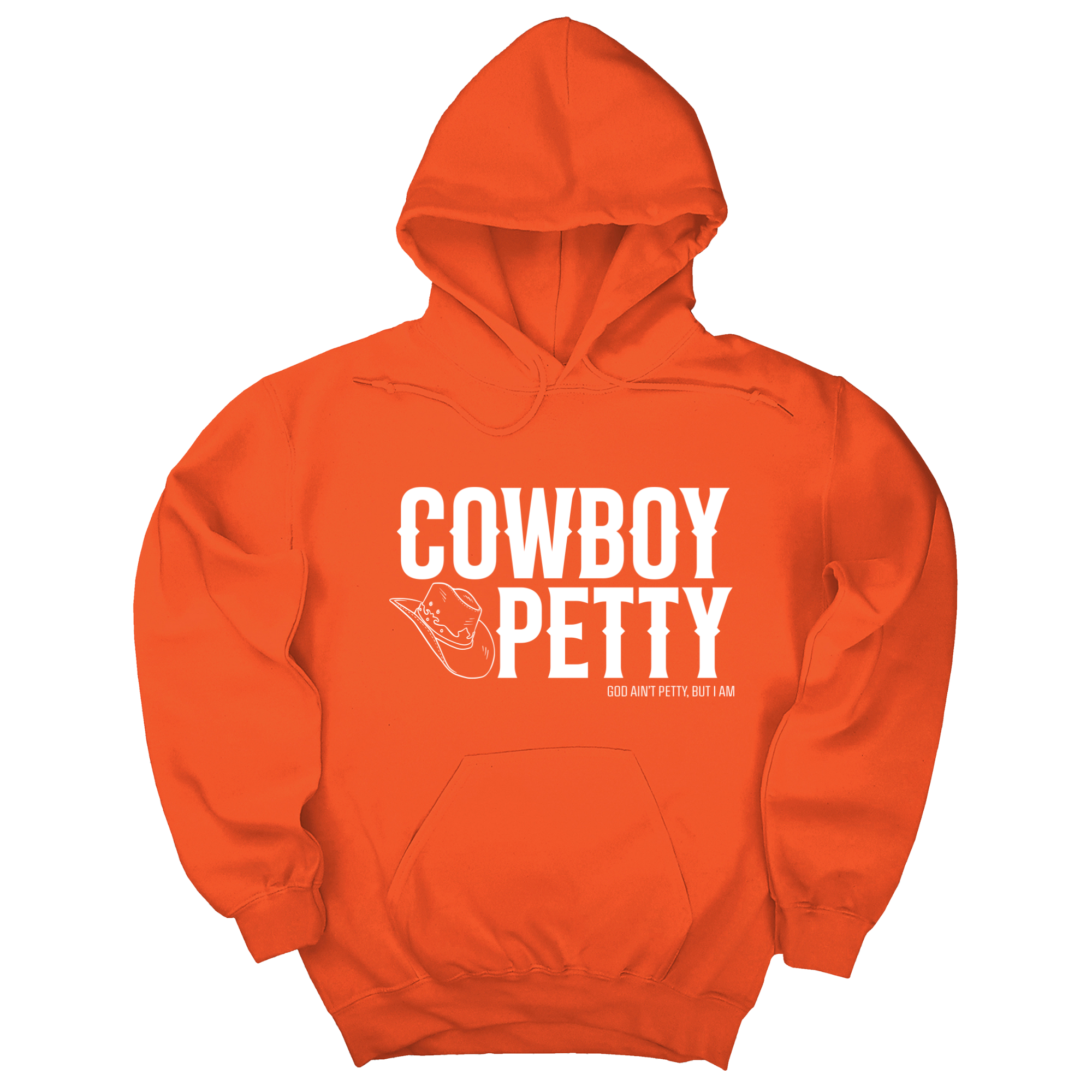 *HOODIE* Cowboy Petty Unisex Hoodie-Hoodie-The Original God Ain't Petty But I Am