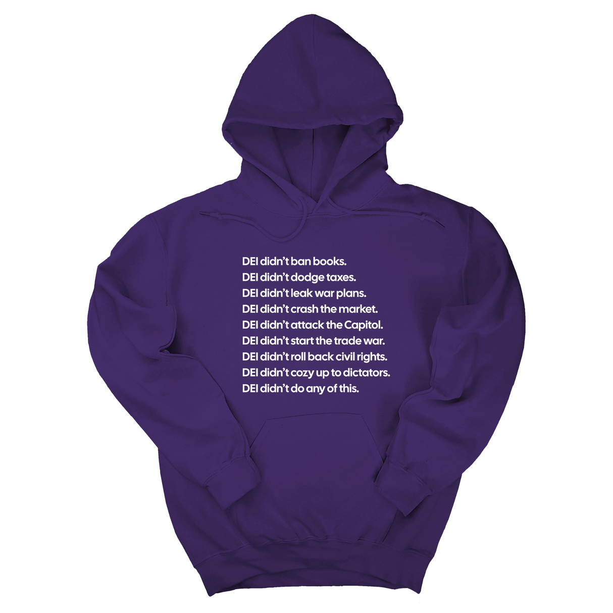 *HOODIE* DEI Didn’t Do Any of This Unisex Hoodie-Hoodie-The Original God Ain't Petty But I Am