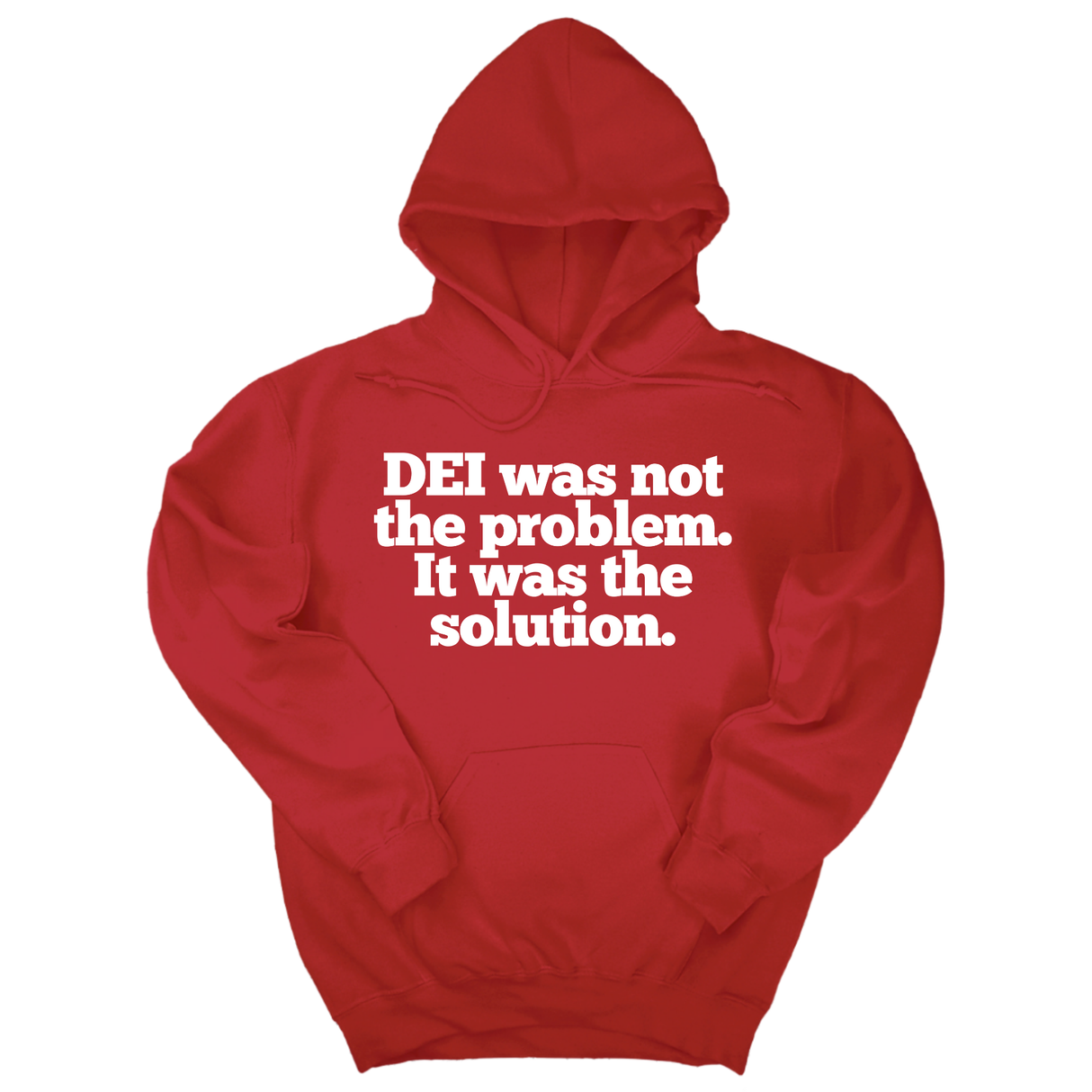 *HOODIE* DEI was not the problem. It was the solution Unisex Hoodie-Hoodie-The Original God Ain't Petty But I Am