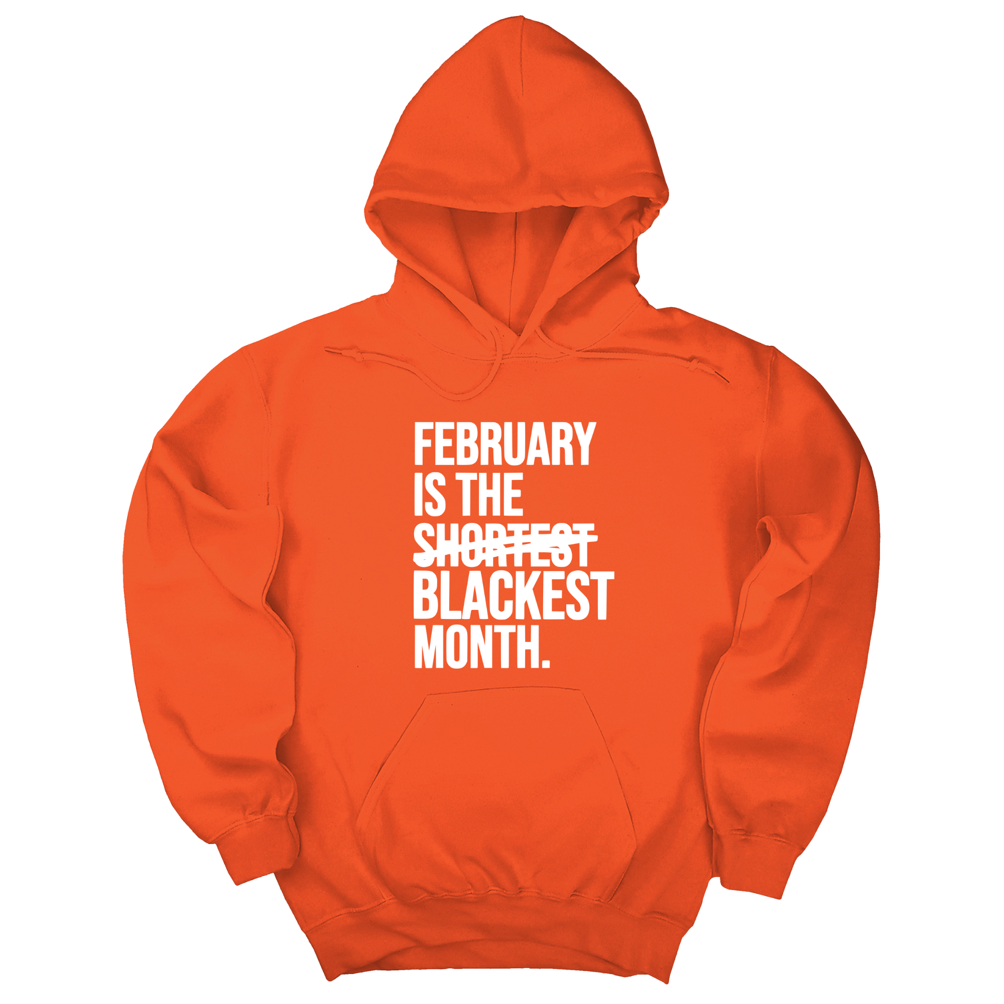 *HOODIE* February is the Blackest Month Unisex Hoodie-Hoodie-The Original God Ain't Petty But I Am