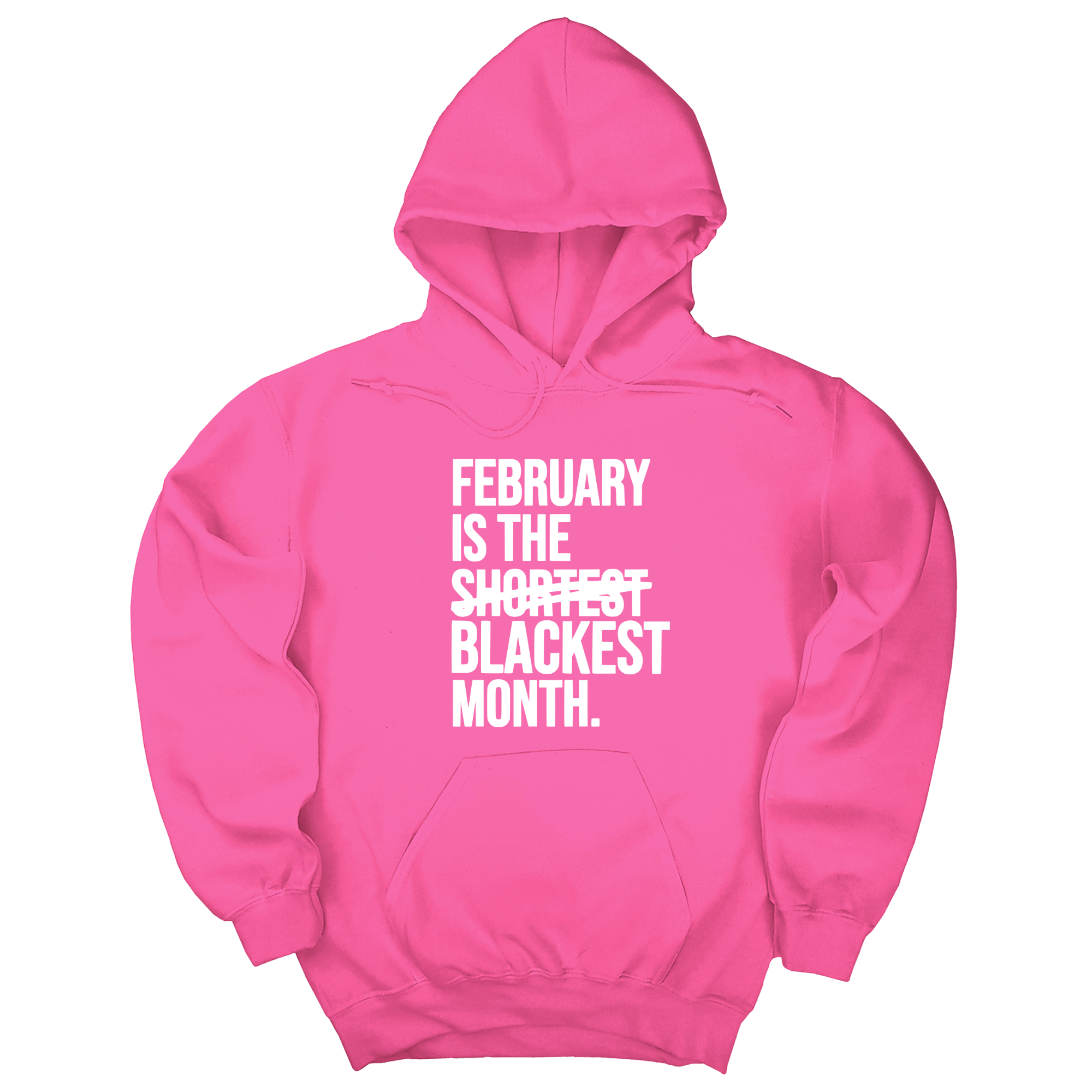 *HOODIE* February is the Blackest Month Unisex Hoodie-Hoodie-The Original God Ain't Petty But I Am