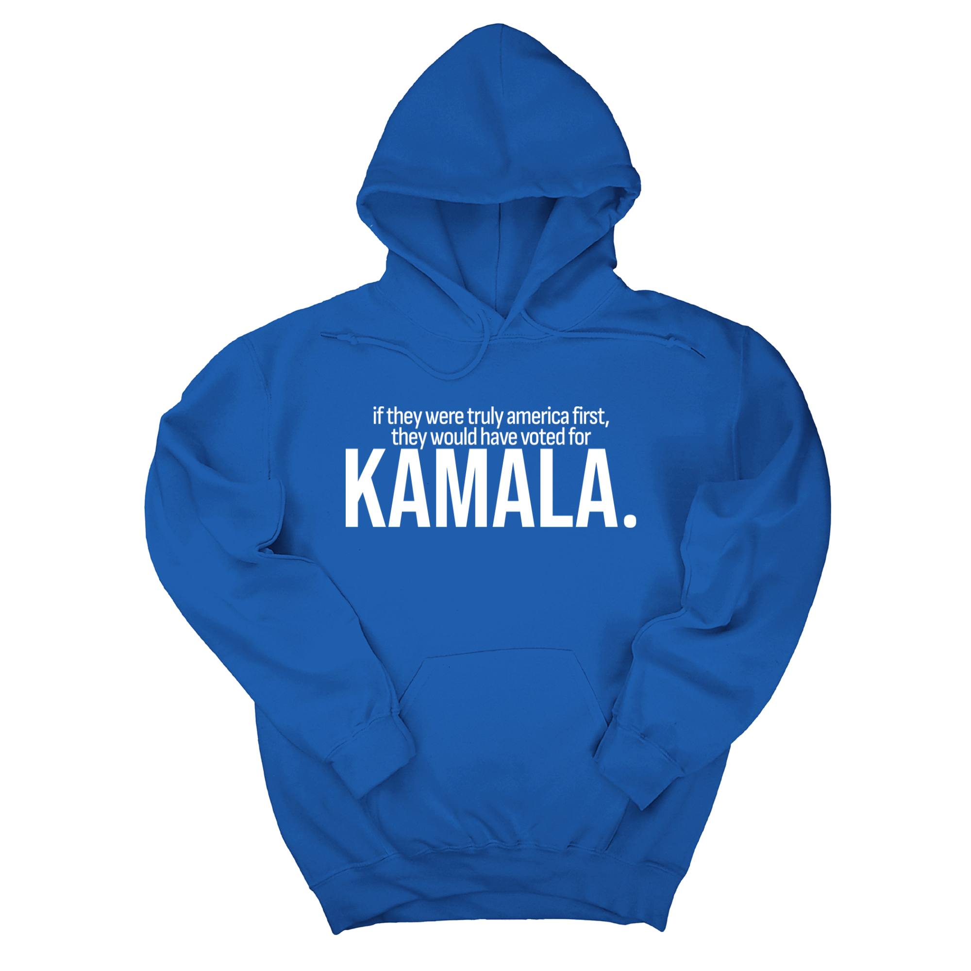 *HOODIE* If they were truly America first, they would have voted for KAMALA Unisex Hoodie-Hoodie-The Original God Ain't Petty But I Am