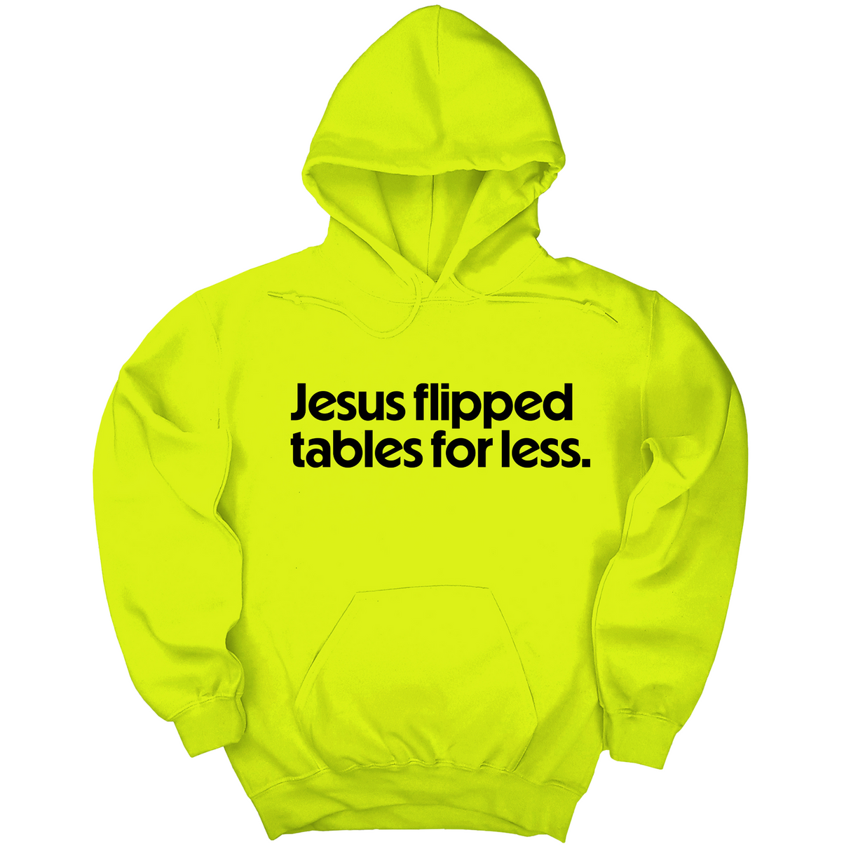 *HOODIE* Jesus Flipped Tables for Less Unisex Hoodie-Hoodie-The Original God Ain't Petty But I Am