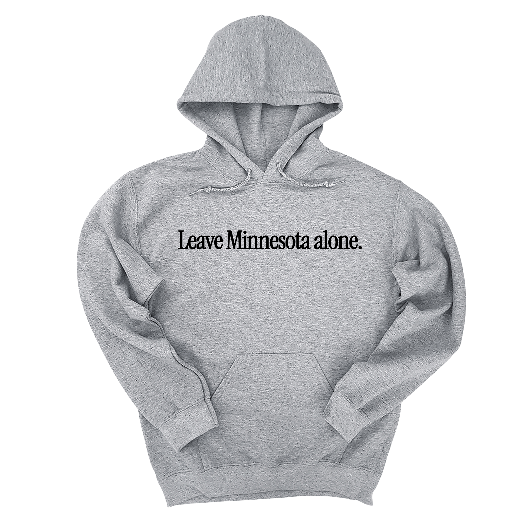 *HOODIE* Leave Minnesota Alone (text) Unisex Hoodie-Hoodie-The Original God Ain't Petty But I Am
