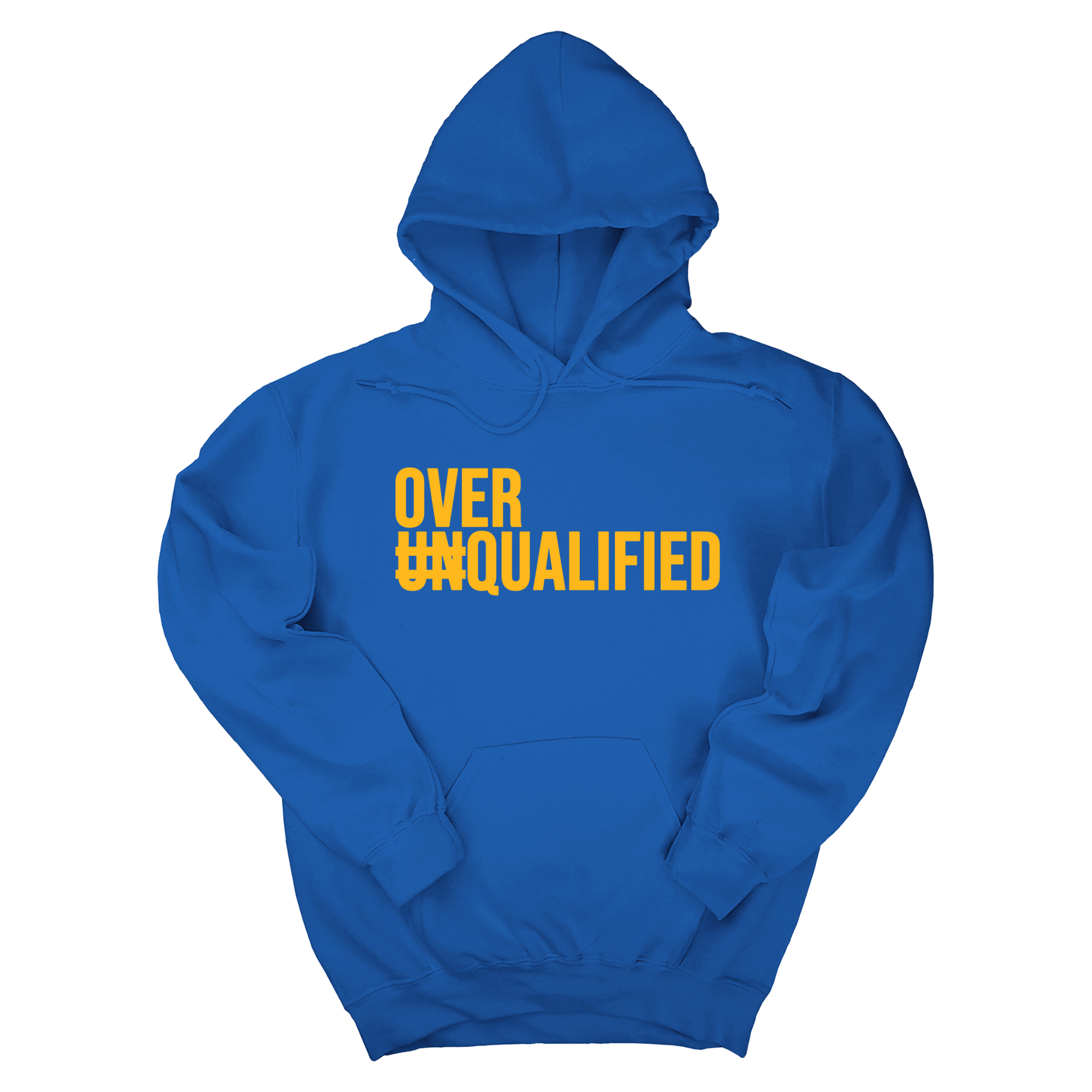 *HOODIE* Over Qualified Unisex Hoodie-Hoodie-The Original God Ain't Petty But I Am