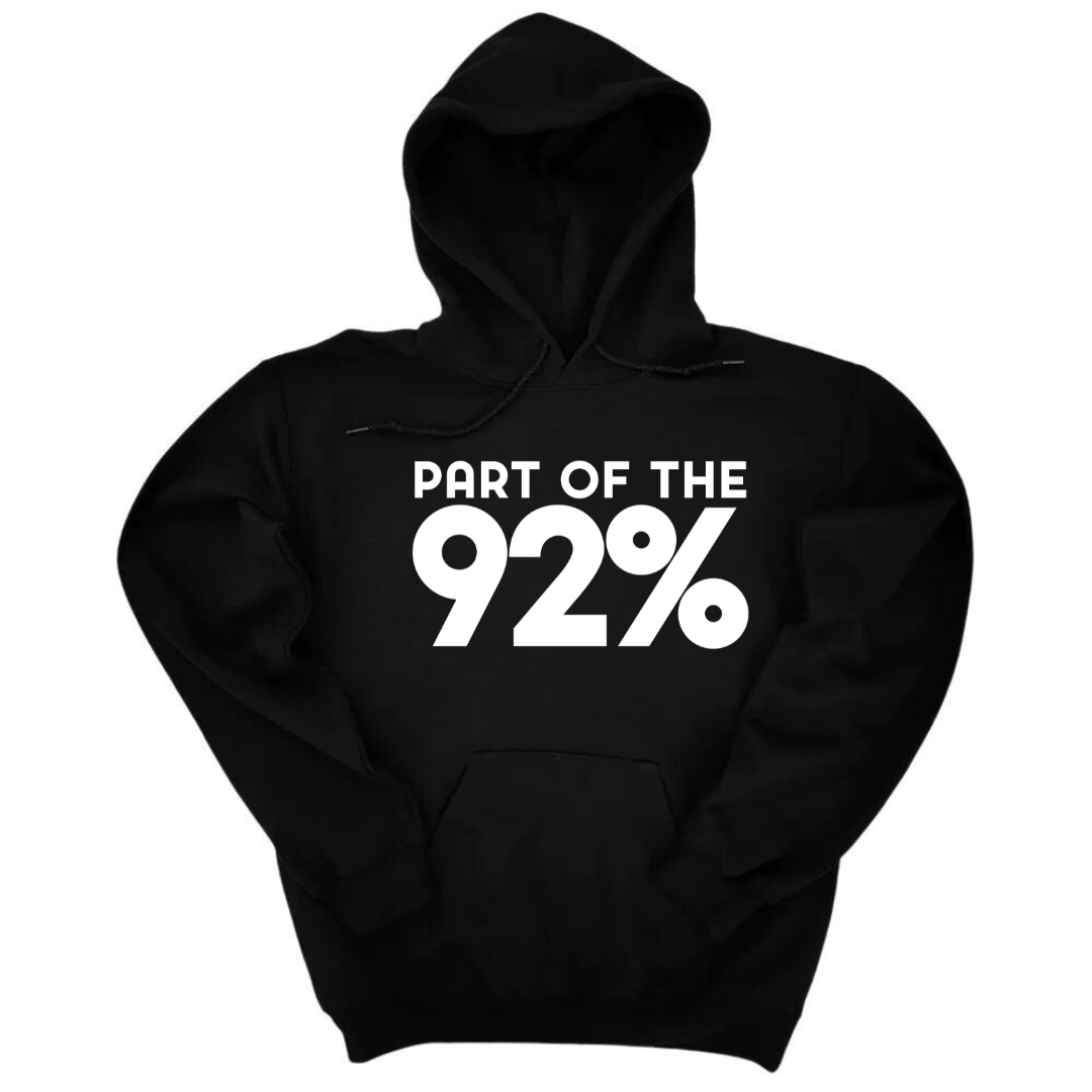 *HOODIE* Part of the 92 Percent Unisex Hoodie-Hoodie-The Original God Ain't Petty But I Am