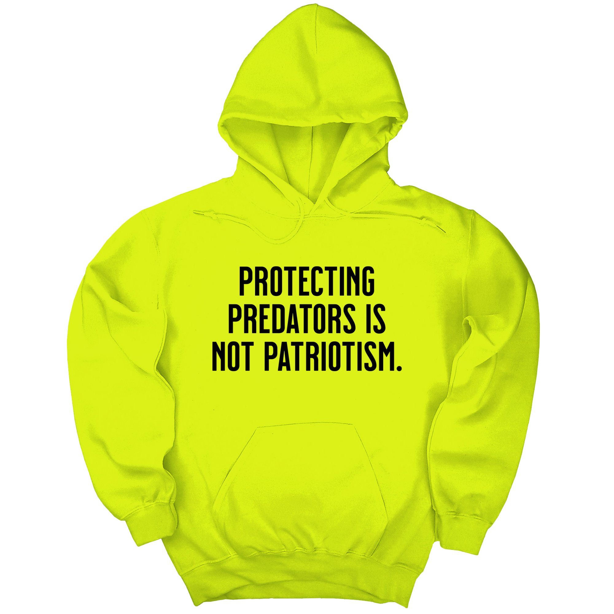 *HOODIE* Protecting Predators Is Not Patriotism Unisex Hoodie-Hoodie-The Original God Ain't Petty But I Am