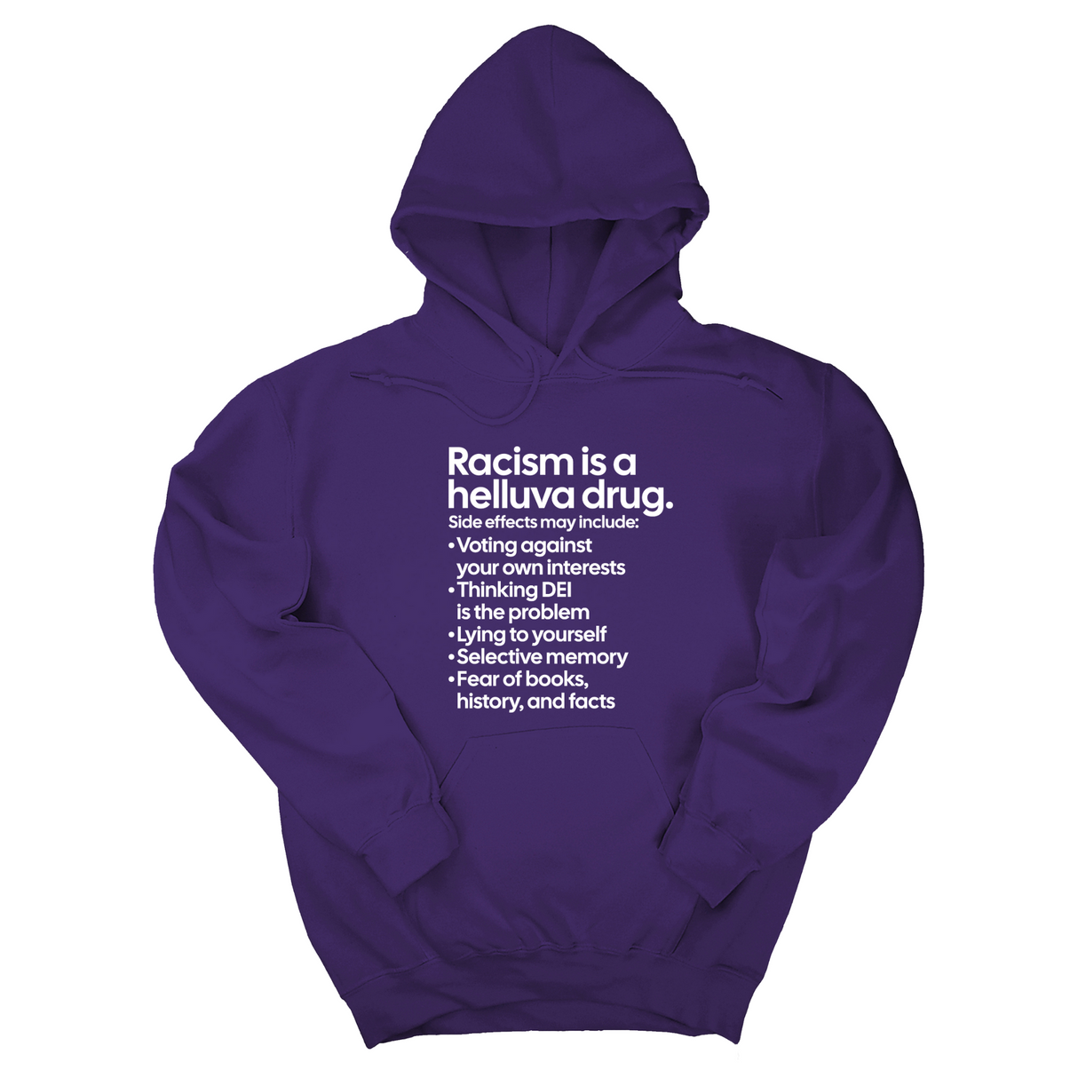*HOODIE* Racism Is a Helluva Drug Unisex Hoodie-Hoodie-The Original God Ain't Petty But I Am