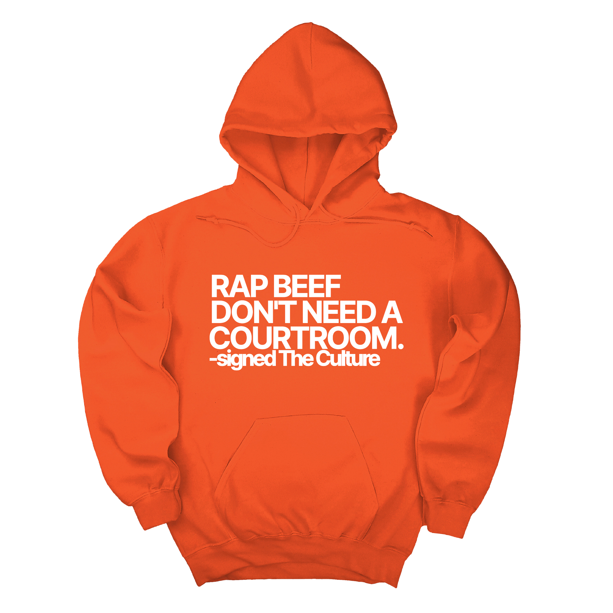 *HOODIE* Rap Beef Don't Need a Courtroom Unisex Hoodie-Hoodie-The Original God Ain't Petty But I Am