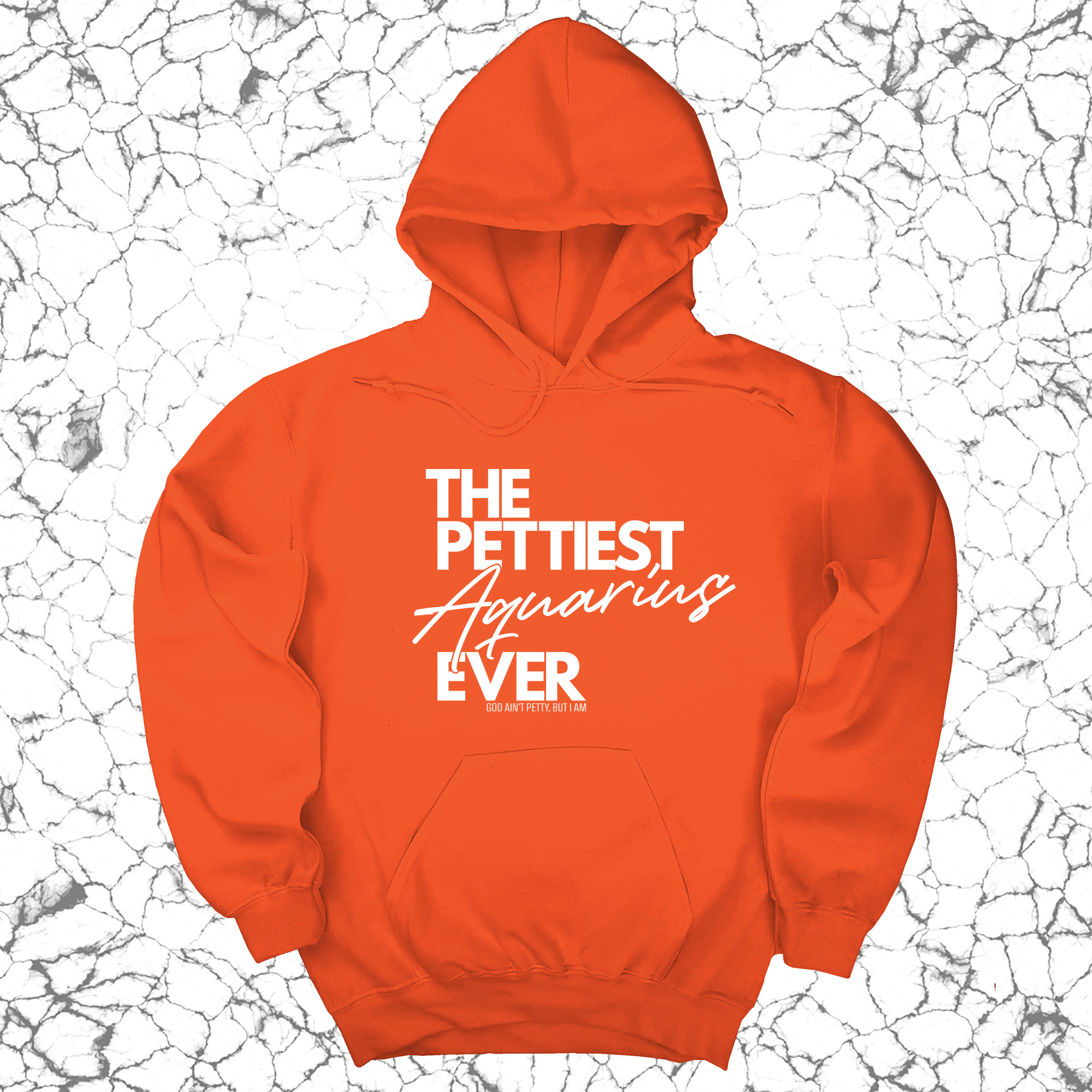*HOODIE* The Pettiest Aquarius Ever Unisex Hoodie-Hoodie-The Original God Ain't Petty But I Am