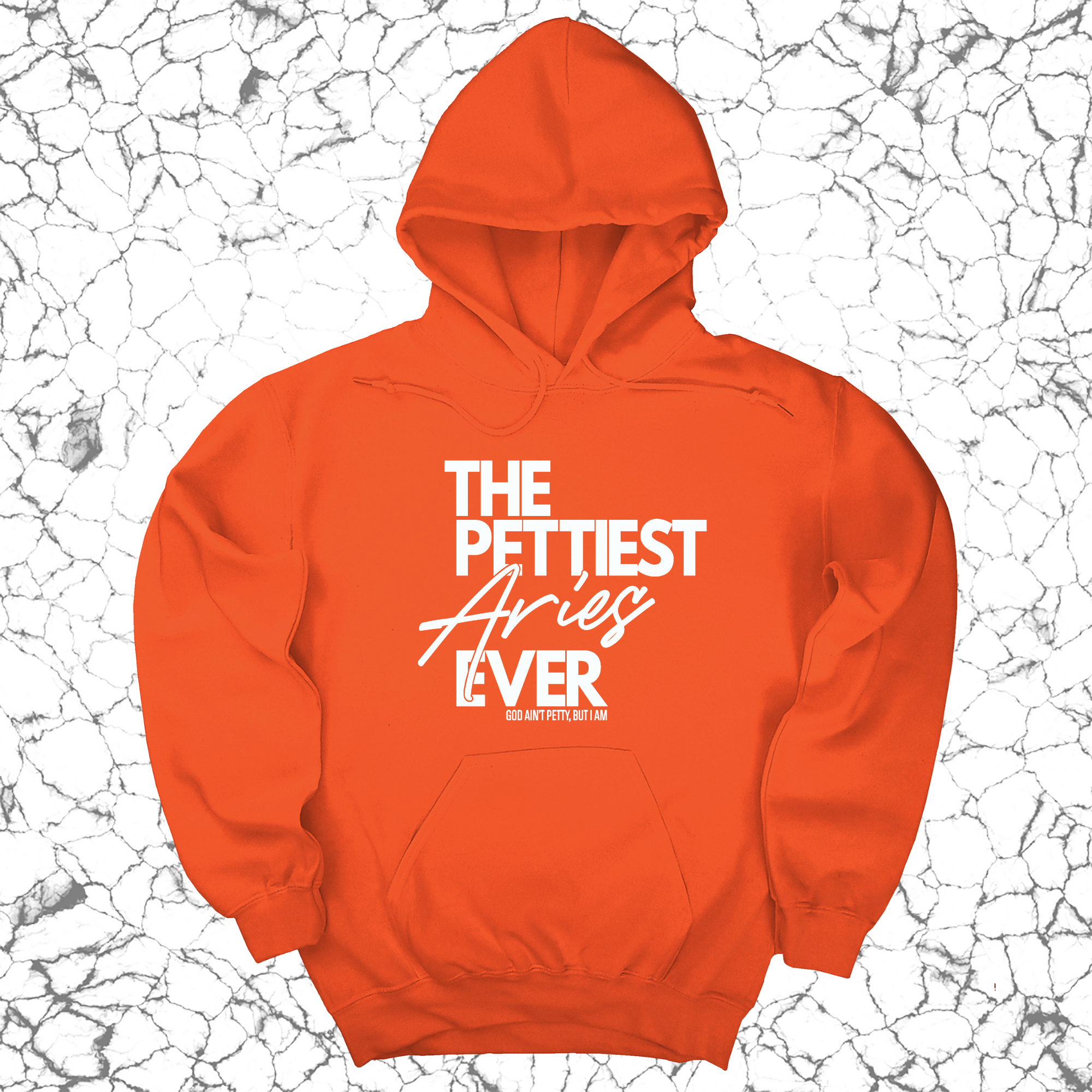 *HOODIE* The Pettiest Aries Ever Unisex Hoodie-Hoodie-The Original God Ain't Petty But I Am