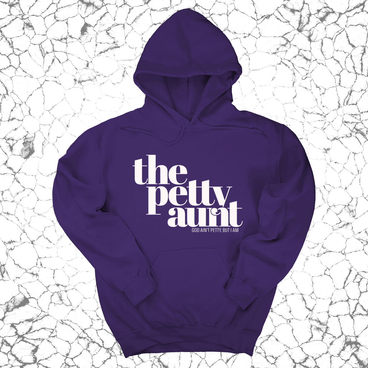 *HOODIE* The Petty Aunt Unisex Hoodie-Hoodie-The Original God Ain't Petty But I Am